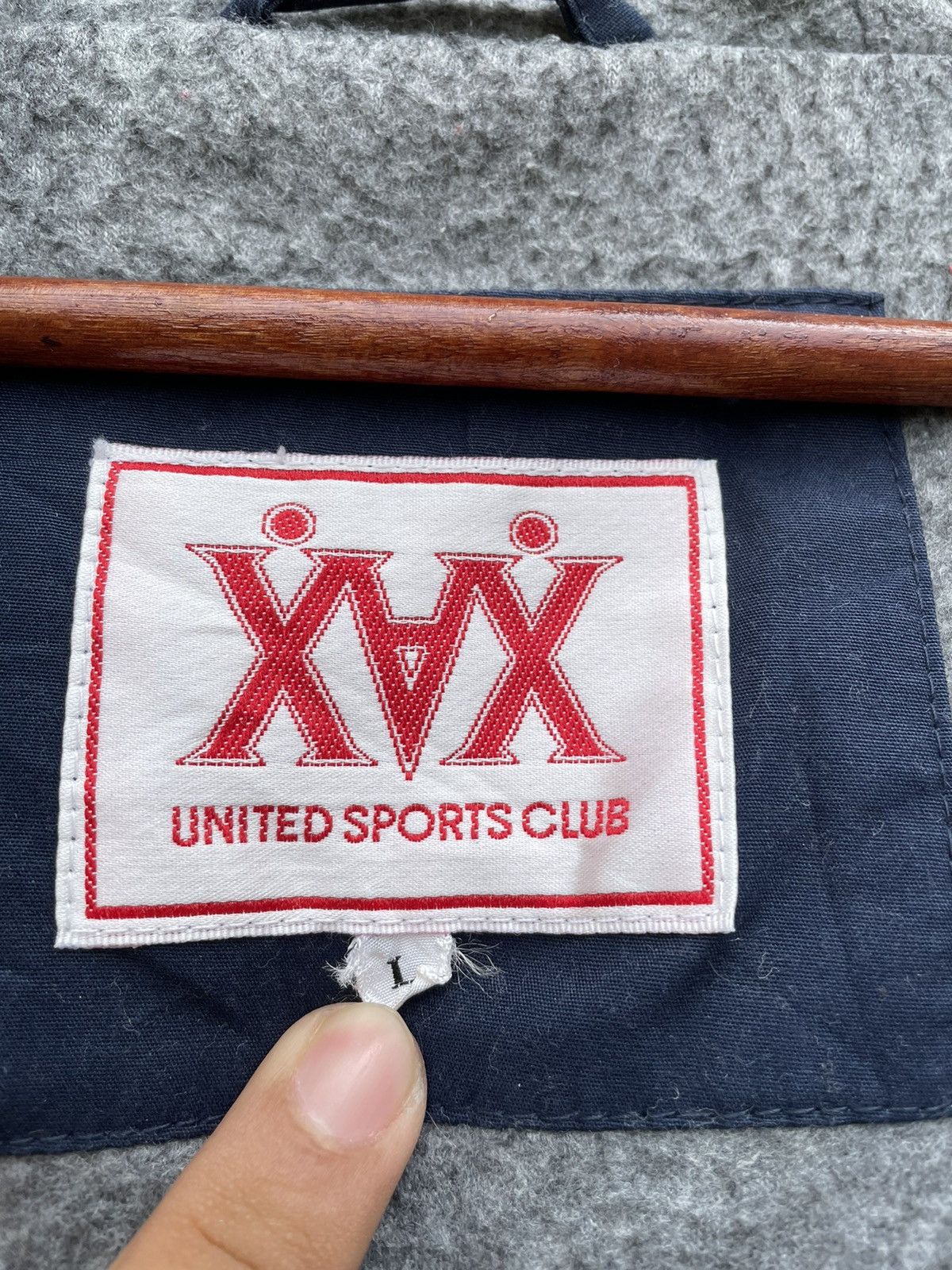 Japanese Brand × Vintage EMBROIDERED UNITED SPORTS CLUB JACKET Size US L / EU 52-54 / 3 - 6 Thumbnail