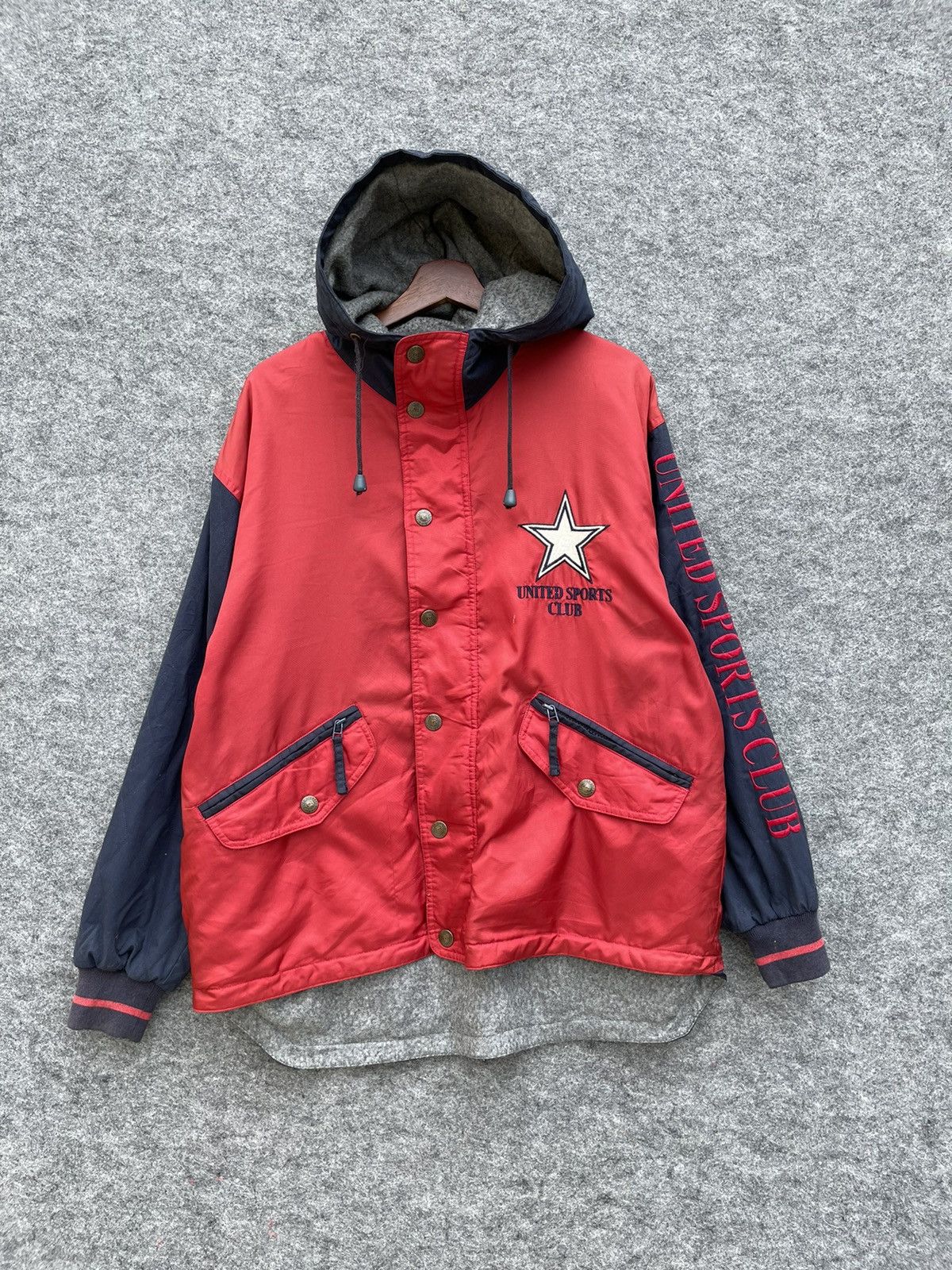 Japanese Brand × Vintage EMBROIDERED UNITED SPORTS CLUB JACKET Size US L / EU 52-54 / 3 - 3 Thumbnail