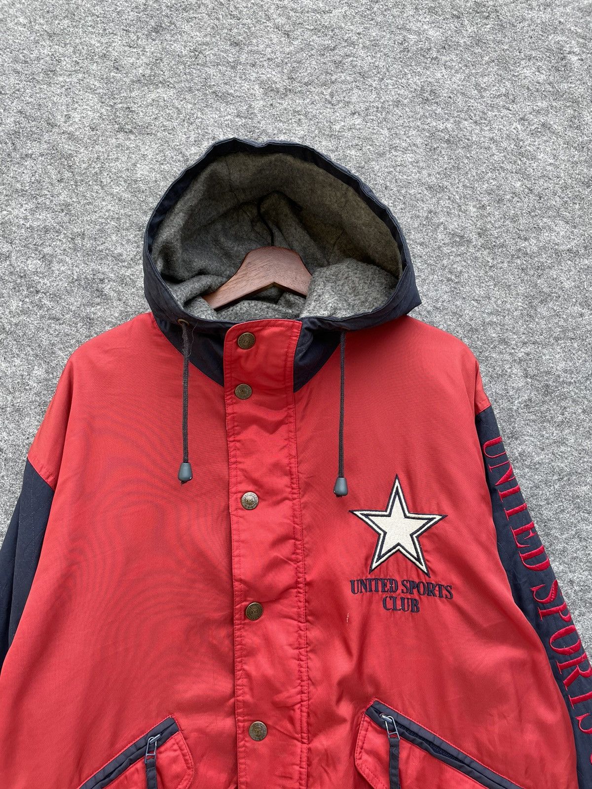 Japanese Brand × Vintage EMBROIDERED UNITED SPORTS CLUB JACKET Size US L / EU 52-54 / 3 - 4 Thumbnail