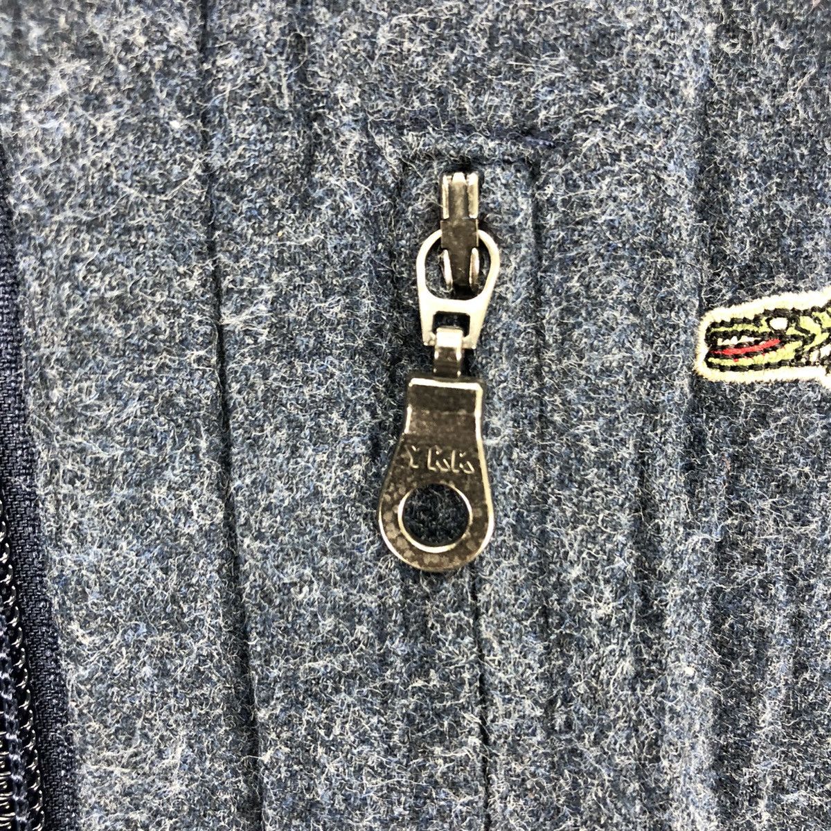 Japanese Brand Vintage 90's Crocodile Knit Fleece Zipper Sweater Jacket Size US M / EU 48-50 / 2 - 10 Thumbnail