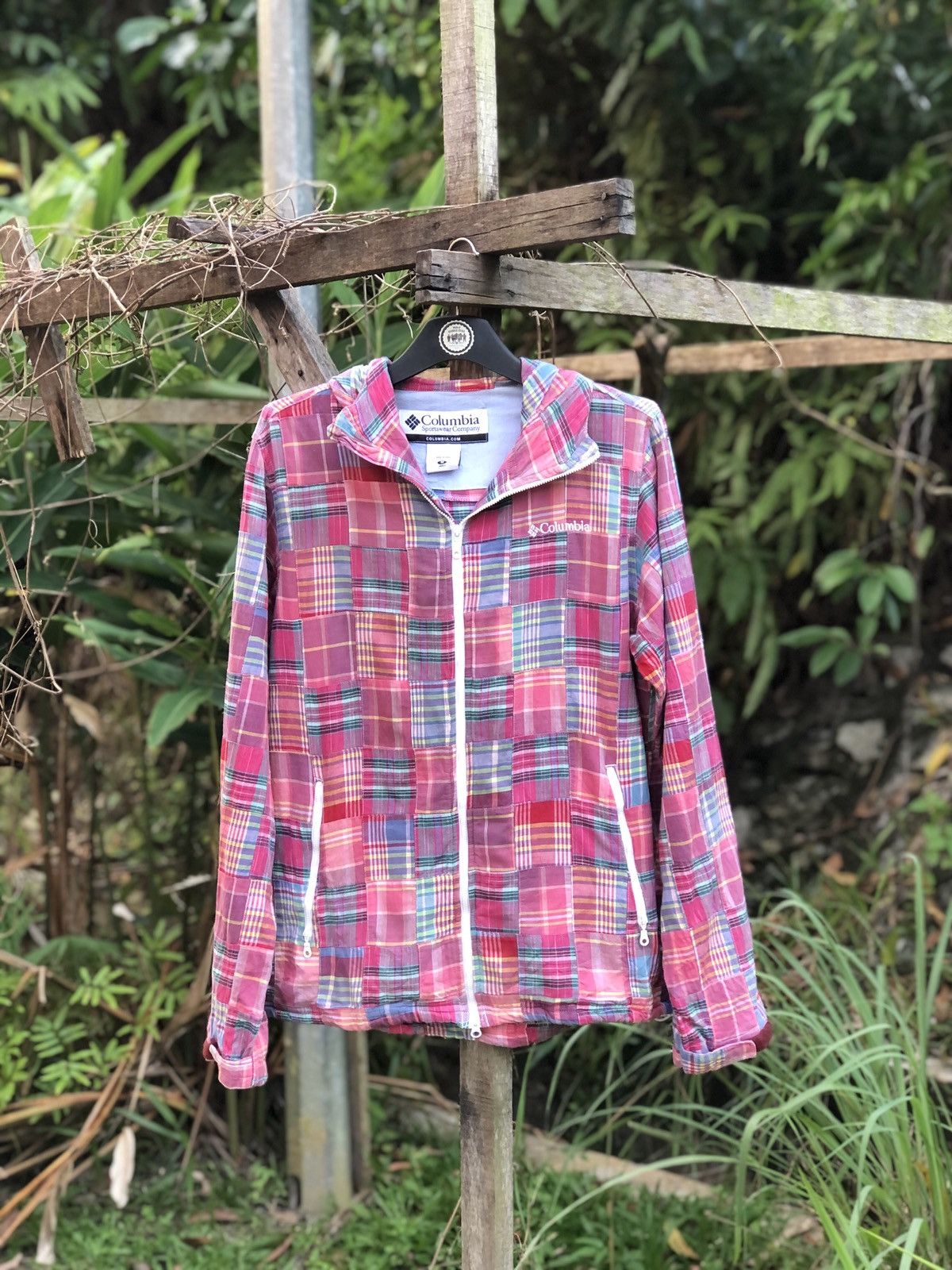 Columbia Columbia Patchwork Multicolor Zipper Jacket Hoodie Size US M / EU 48-50 / 2 - 1 Thumbnail