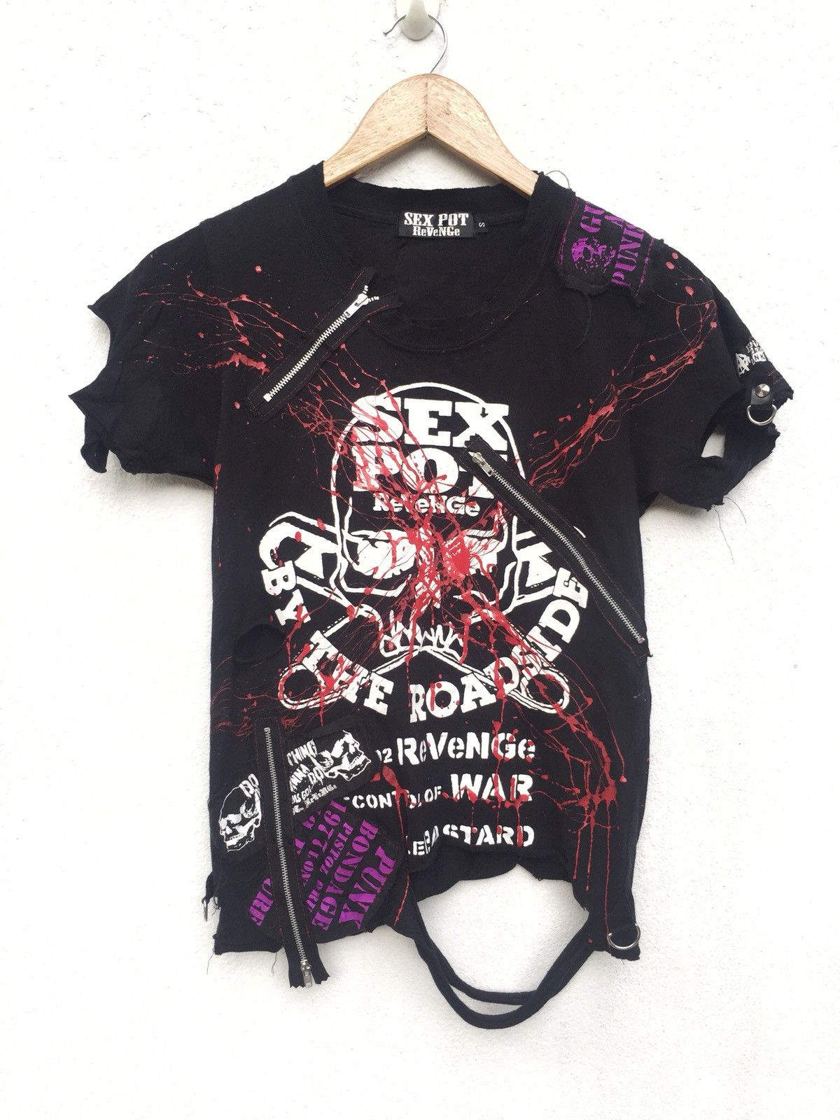 Sex Pot ReVeNGe SexPotRevenge Paint Splash Anarchy Chaos Shirt Size US XS / EU 42 / 0 - 1 Thumbnail