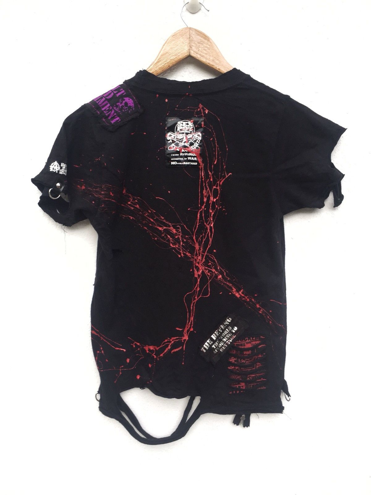 Sex Pot ReVeNGe SexPotRevenge Paint Splash Anarchy Chaos Shirt Size US XS / EU 42 / 0 - 2 Thumbnail