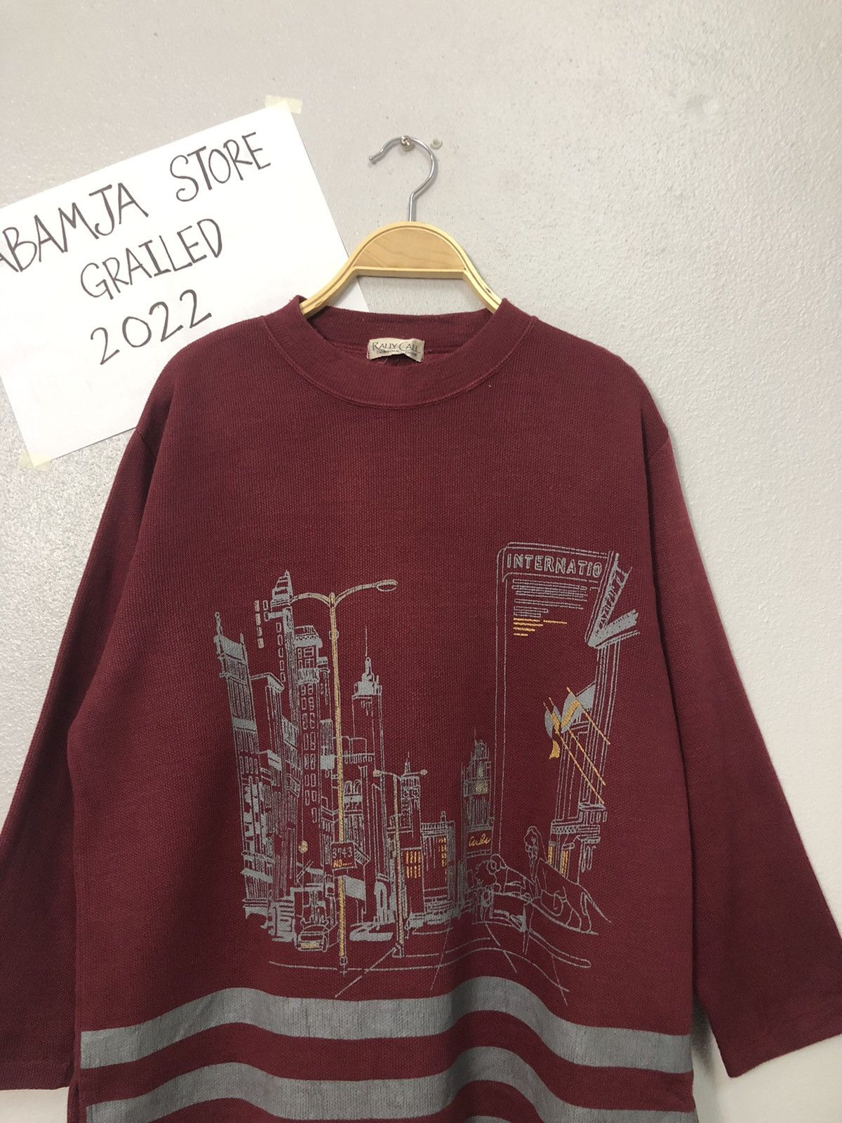 Japanese Brand × Vintage Vintage Rally Call Big Logo Sweater Size US M / EU 48-50 / 2 - 4 Thumbnail
