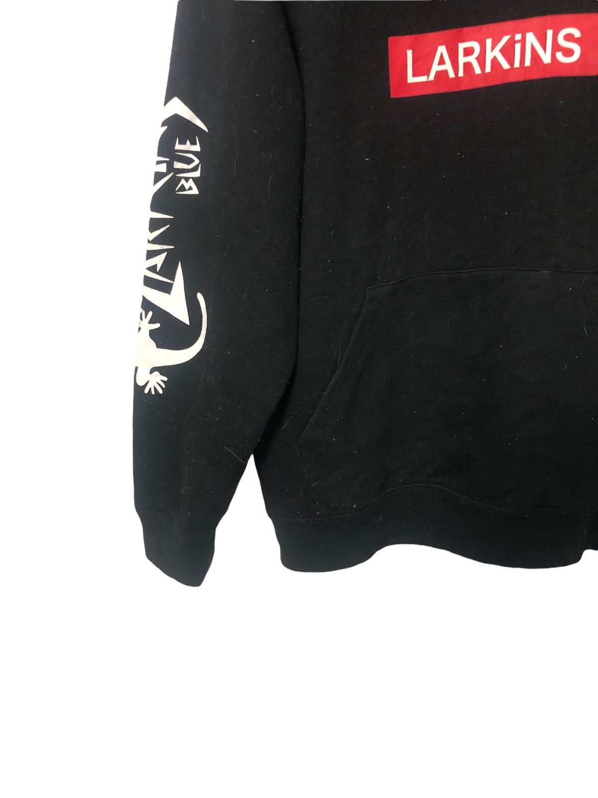 Japanese Brand Vintage Larkins Blue Spell Out Big Logo Hoodie Sweatshirt Size US L / EU 52-54 / 3 - 3 Thumbnail