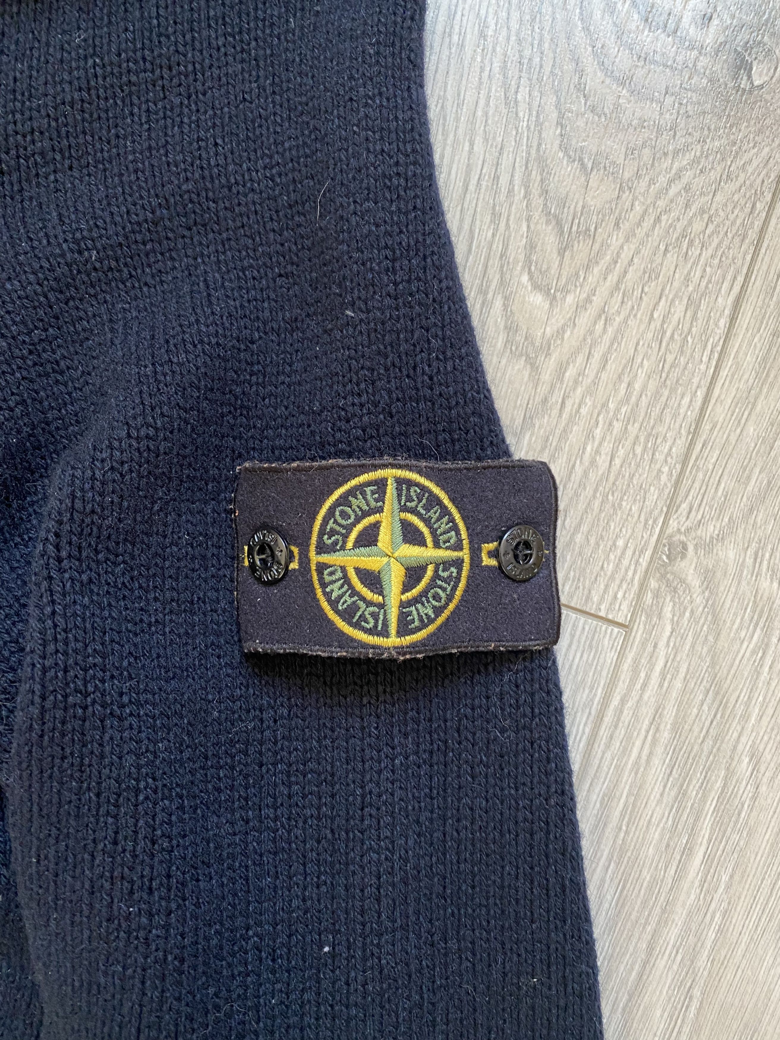 Stone Island Stone Island Vintage Zip Wool Hoodie / Sweater Size US XL / EU 56 / 4 - 3 Thumbnail
