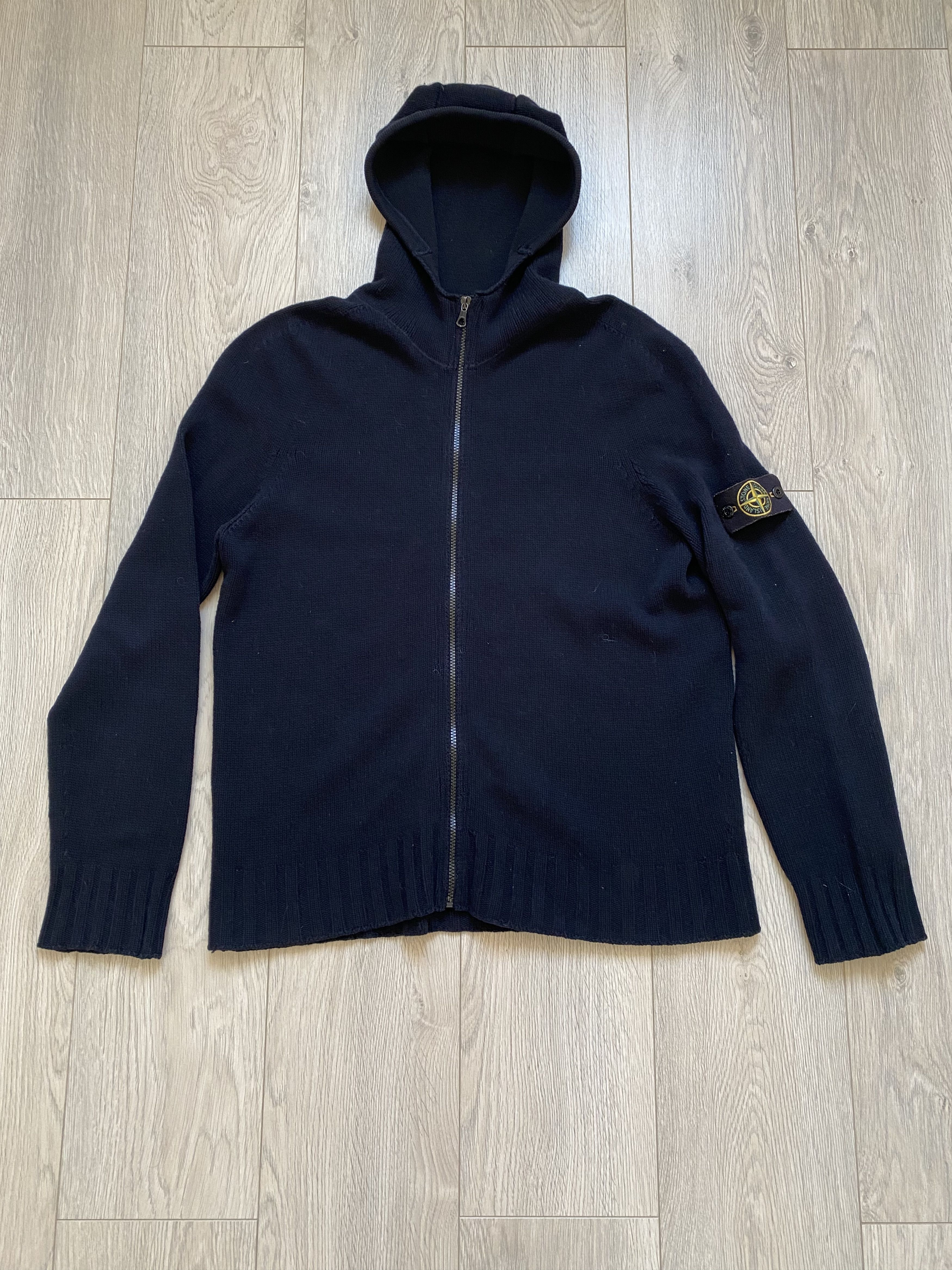 Stone Island Stone Island Vintage Zip Wool Hoodie / Sweater Size US XL / EU 56 / 4 - 1 Thumbnail