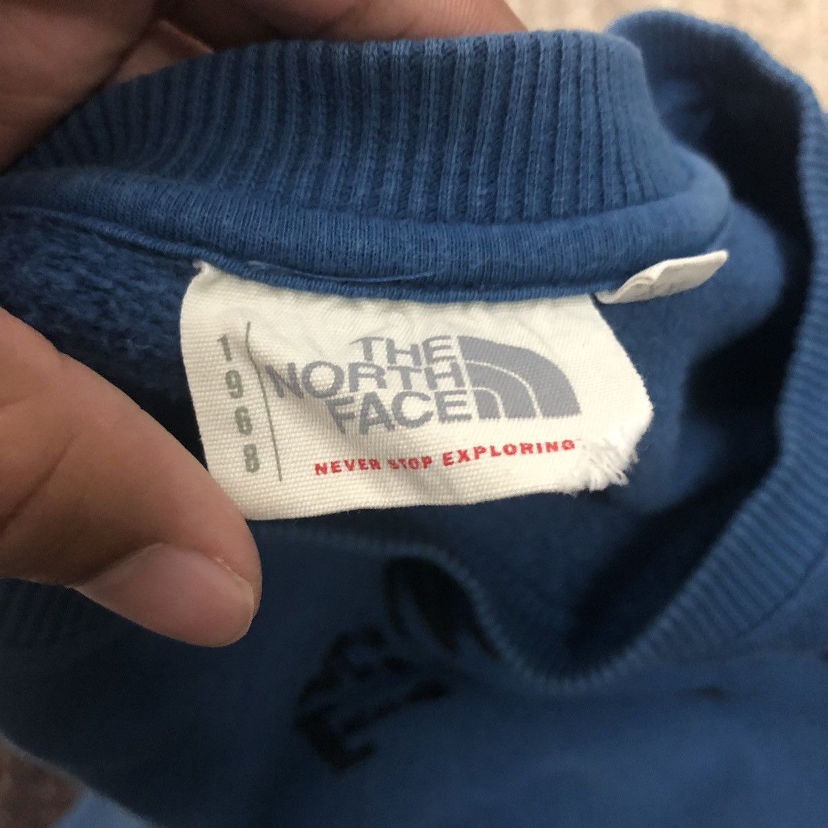 The North Face Vintage The North Face Crewneck Big Logo Sweatshirt Size US L / EU 52-54 / 3 - 9 Thumbnail
