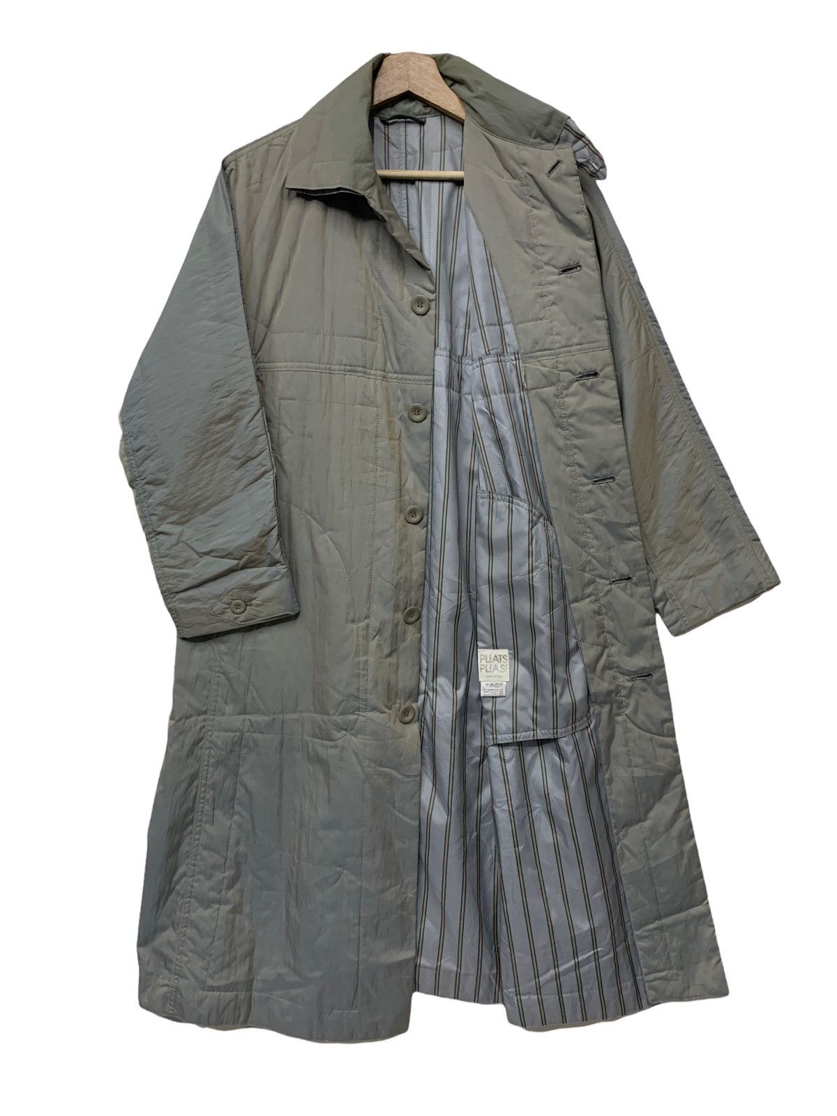 Issey Miyake 🔥HOT ITEM ISSEY PLEATE PLEASE OVERCOAT JACKET Size US M / EU 48-50 / 2 - 2 Thumbnail