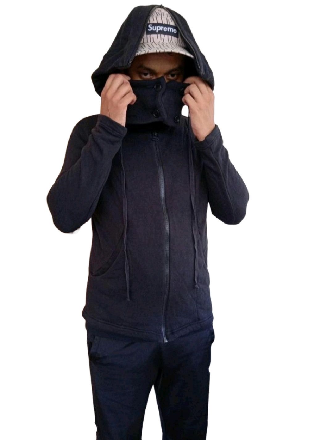Helmut Lang 🔥HELMUT LANG SWOOSH MENS ZIPPER HOODIE Size US S / EU 44-46 / 1 - 3 Thumbnail