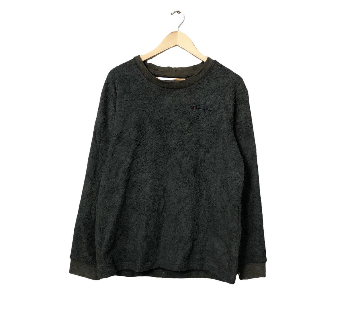 Champion Vintage Champion Embroidered Small Logo Fleece Sweater Size US L / EU 52-54 / 3 - 1 Thumbnail