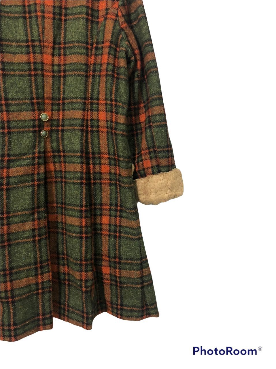 Japanese Brand Vintage Fine Fit Plaid Wool Trench Coat Jacket Size S / US 4 / IT 40 - 6 Thumbnail