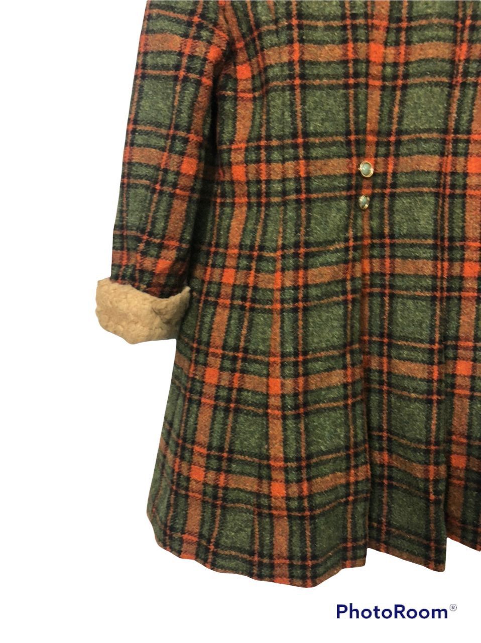 Japanese Brand Vintage Fine Fit Plaid Wool Trench Coat Jacket Size S / US 4 / IT 40 - 7 Thumbnail