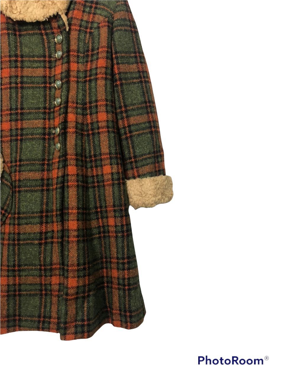 Japanese Brand Vintage Fine Fit Plaid Wool Trench Coat Jacket Size S / US 4 / IT 40 - 2 Thumbnail