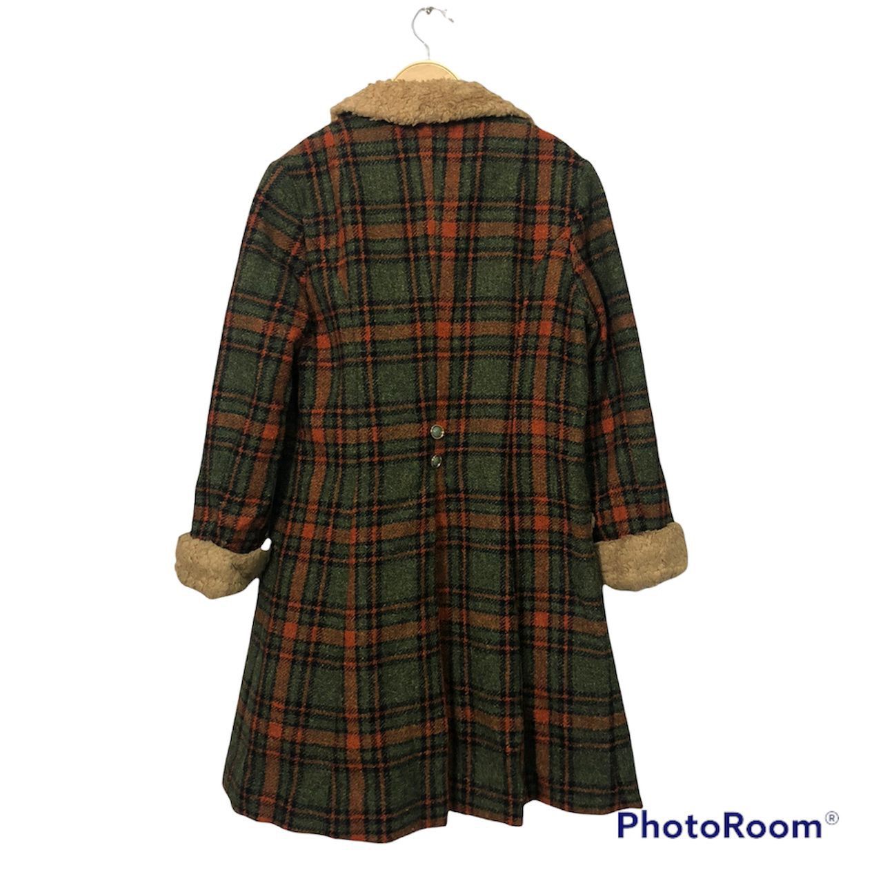 Japanese Brand Vintage Fine Fit Plaid Wool Trench Coat Jacket Size S / US 4 / IT 40 - 5 Thumbnail