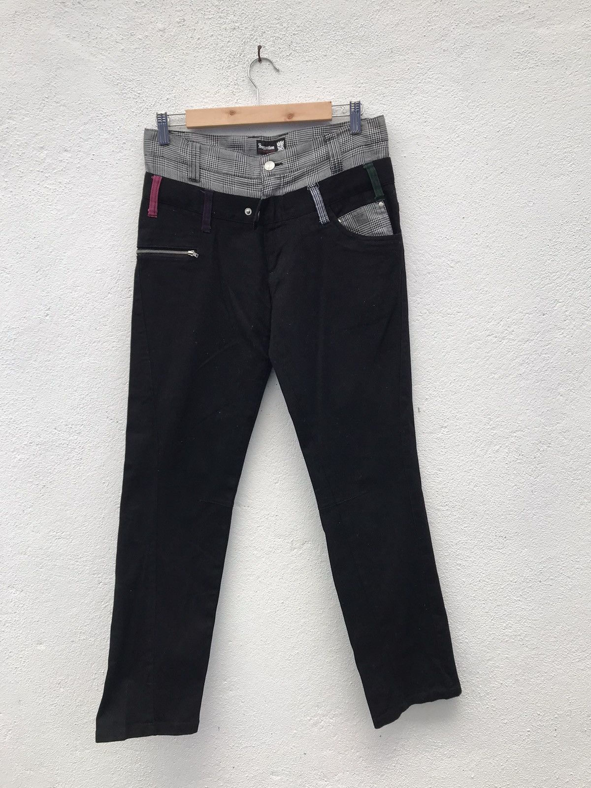 Japanese Brand Suggestions Hardcore and Stylish Double Waist Pant Size US 31 - 1 Thumbnail