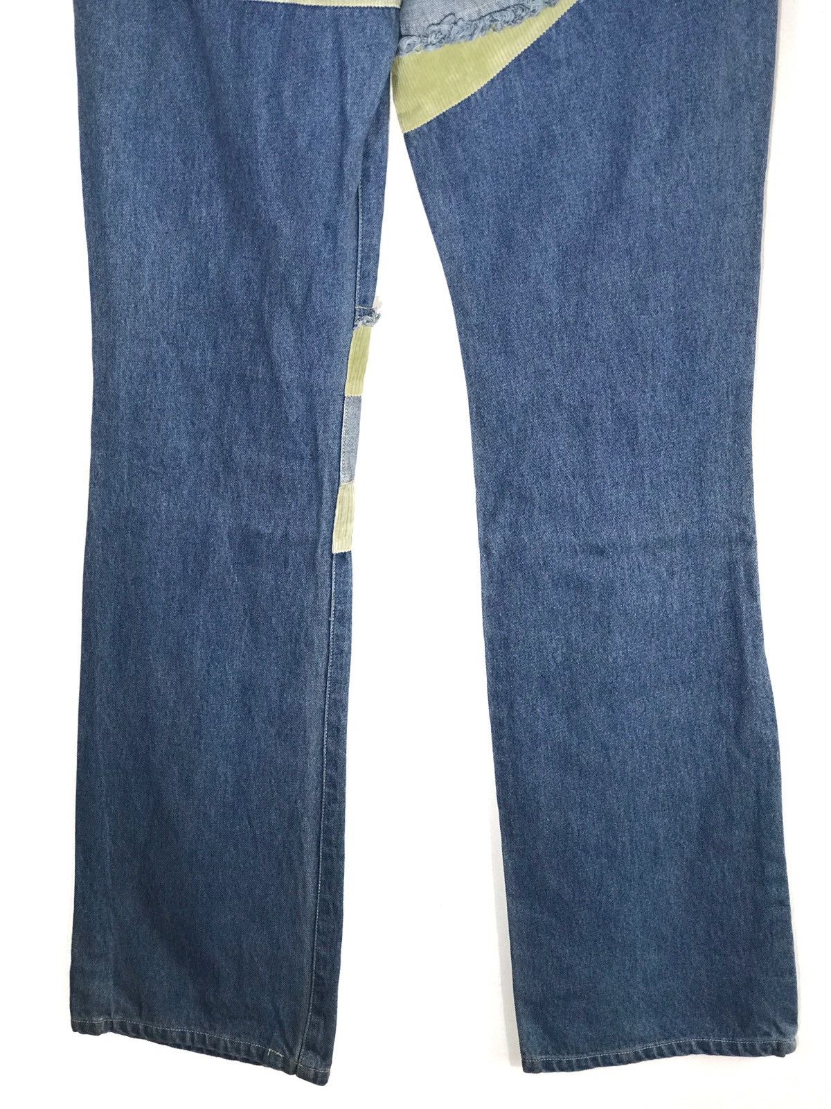If Six Was Nine × Japanese Brand Japanese Brand Beth Comb Studio Patchwork Light Denim Size US 28 / EU 44 - 6 Thumbnail