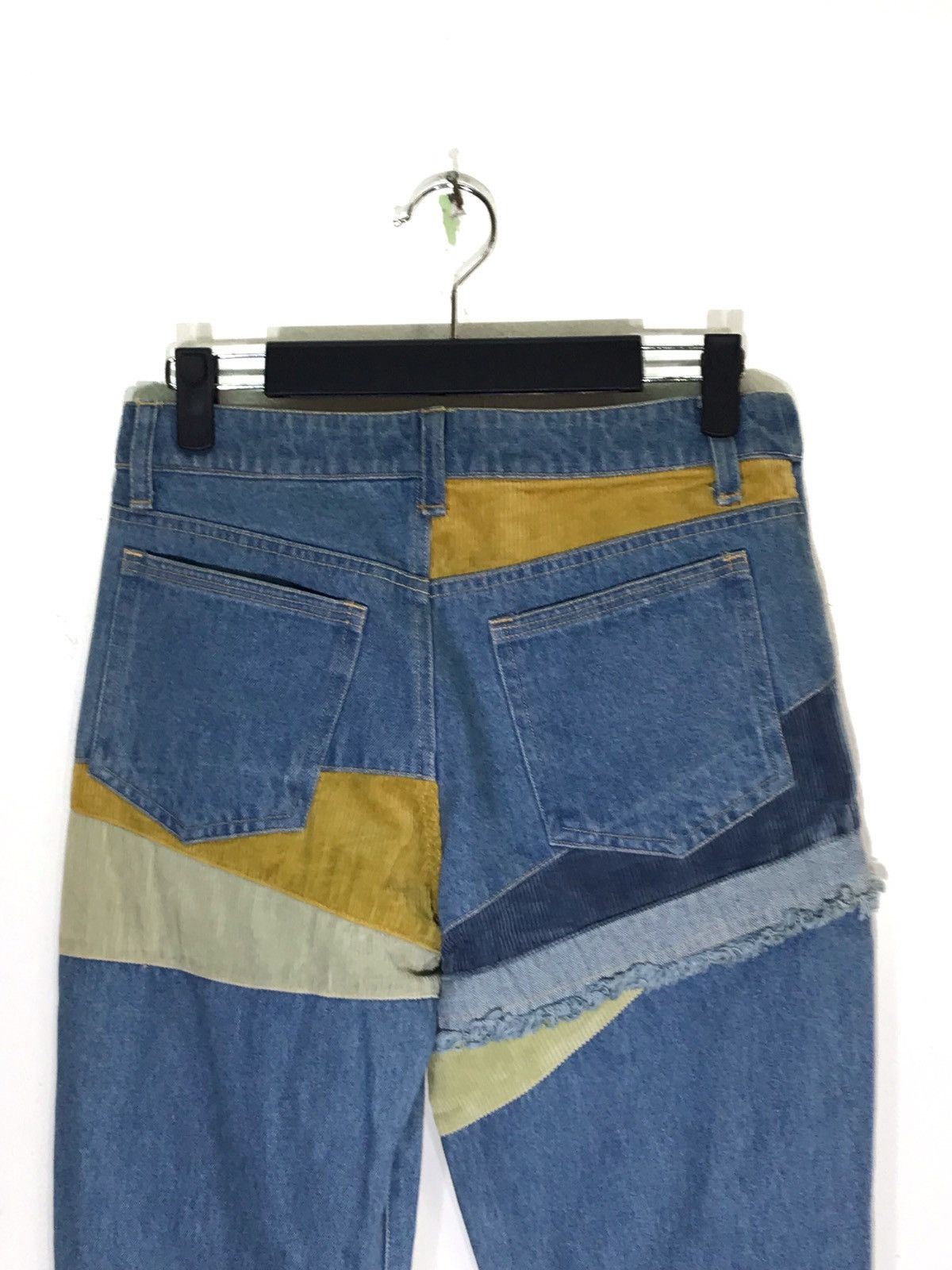 If Six Was Nine × Japanese Brand Japanese Brand Beth Comb Studio Patchwork Light Denim Size US 28 / EU 44 - 5 Thumbnail