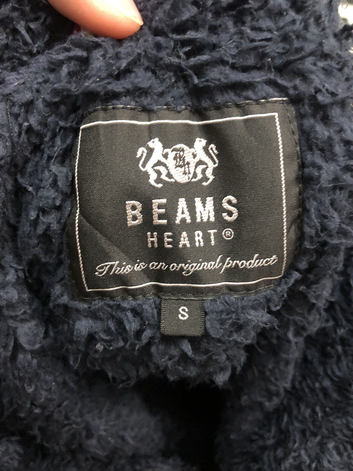 Beams Plus Vintage Beams Heart Button Ups Fleece Jacket Size US M / EU 48-50 / 2 - 10 Thumbnail