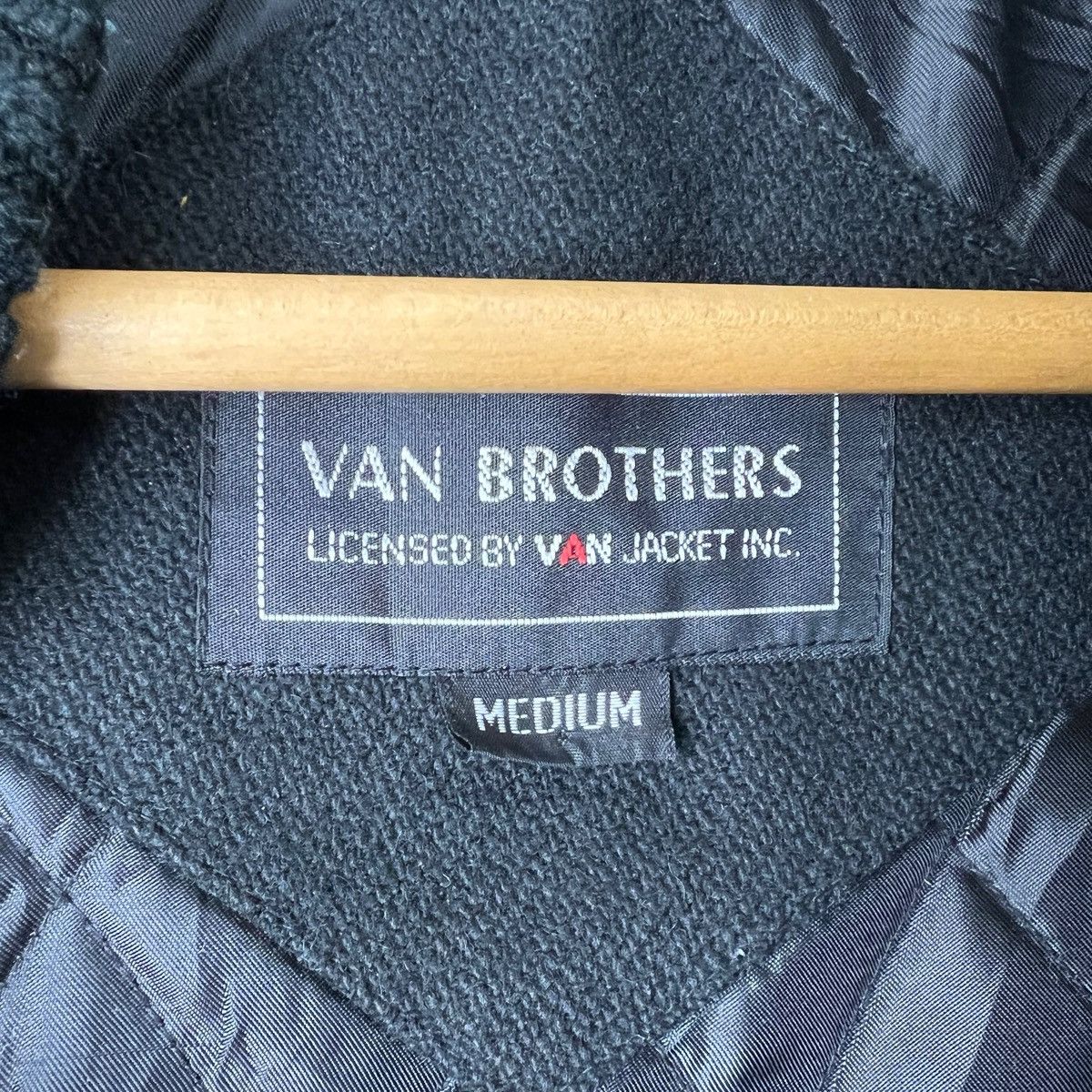 Van Van Brothers Japan Ivy Varsity Jacket Wool Leather Medium Size US M / EU 48-50 / 2 - 6 Thumbnail