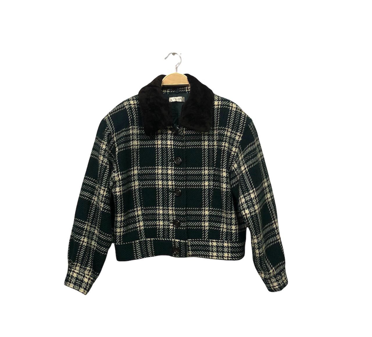Japanese Brand Vintage Elbert Button Ups Plaid Crop Top Jacket Size M / US 6-8 / IT 42-44 - 1 Thumbnail