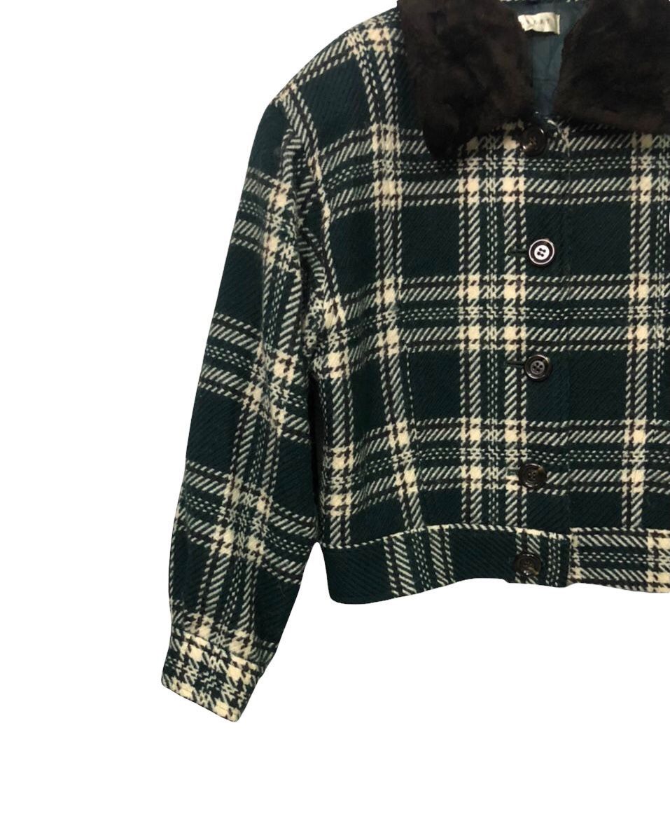 Japanese Brand Vintage Elbert Button Ups Plaid Crop Top Jacket Size M / US 6-8 / IT 42-44 - 3 Thumbnail