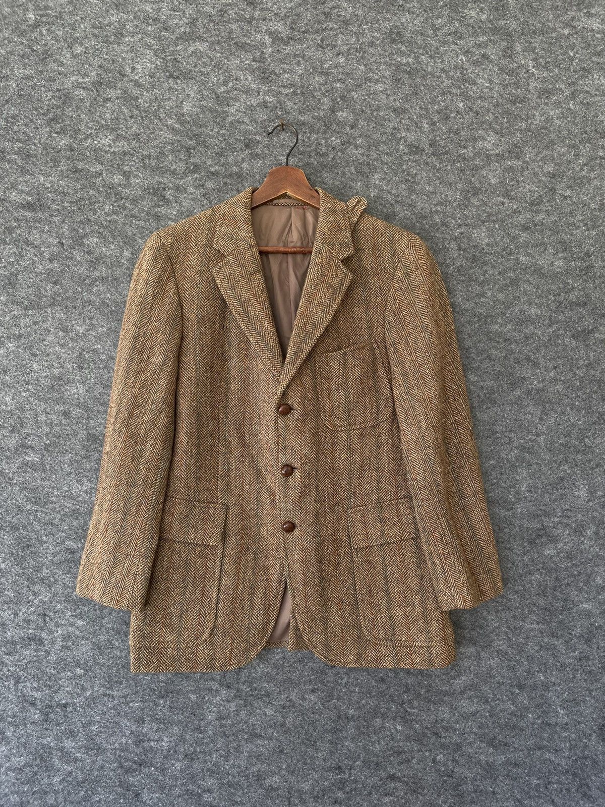 image of Harris Tweed x Ships Haris Tweed X Ships Japan Jacket in Brown, Men's (Size Medium)