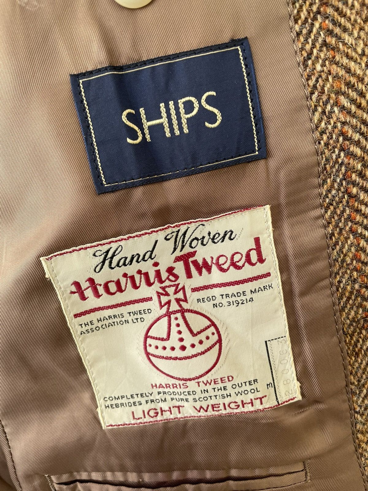 Harris Tweed × Japanese Brand × SHIPS HARIS TWEED x SHIPS JAPAN JACKET Size US M / EU 48-50 / 2 - 6 Thumbnail