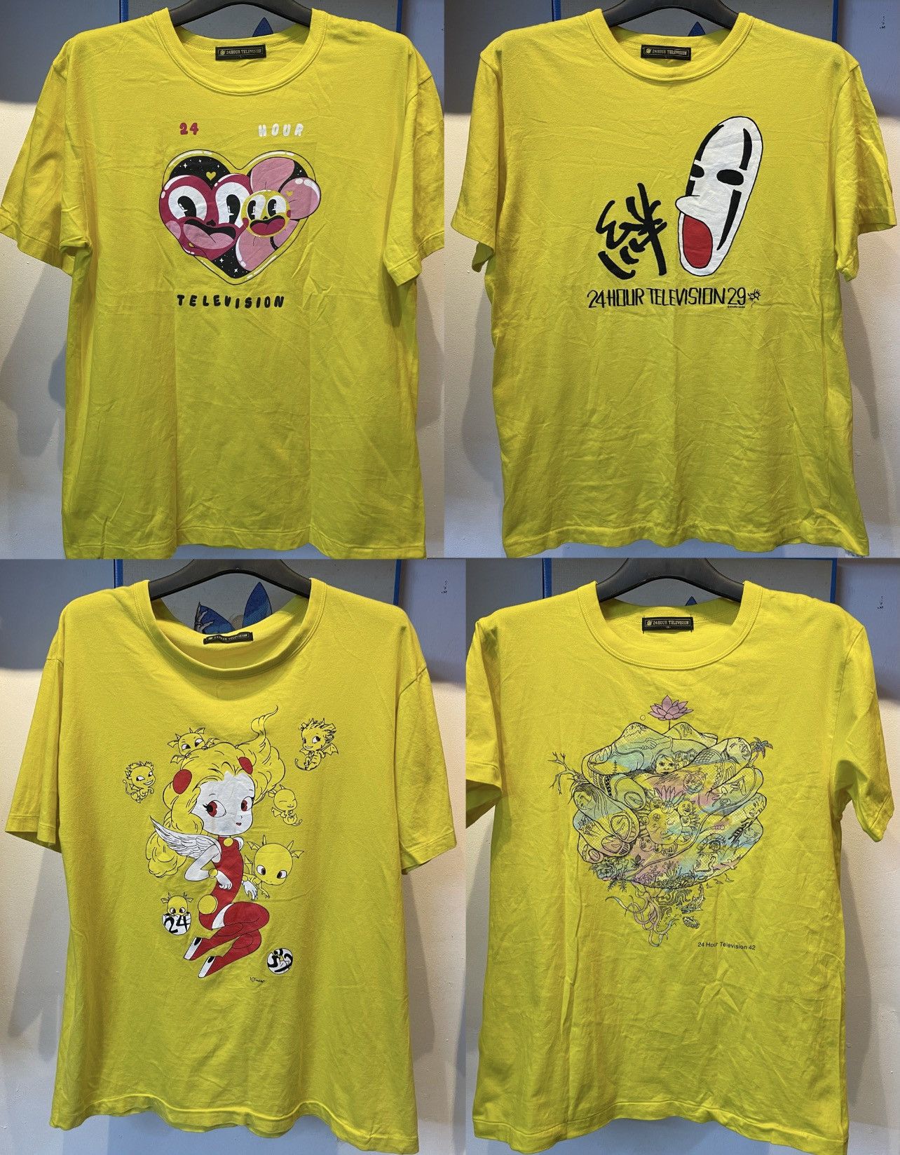 Japanese Brand × Takashi Murakami VINTAGE 24 HOUR TELEVISION Size US L / EU 52-54 / 3 - 2 Thumbnail