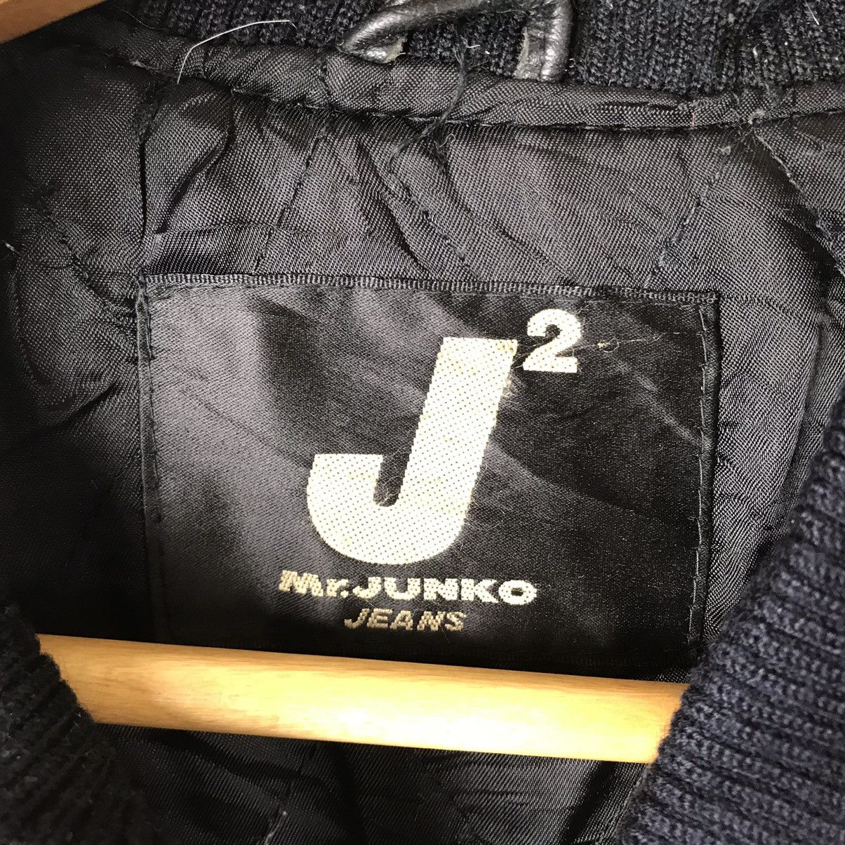 Japanese Brand Vintage Mr. Junko Koshino J2 Leather Bomber Jacket 90s L Size US M / EU 48-50 / 2 - 6 Thumbnail