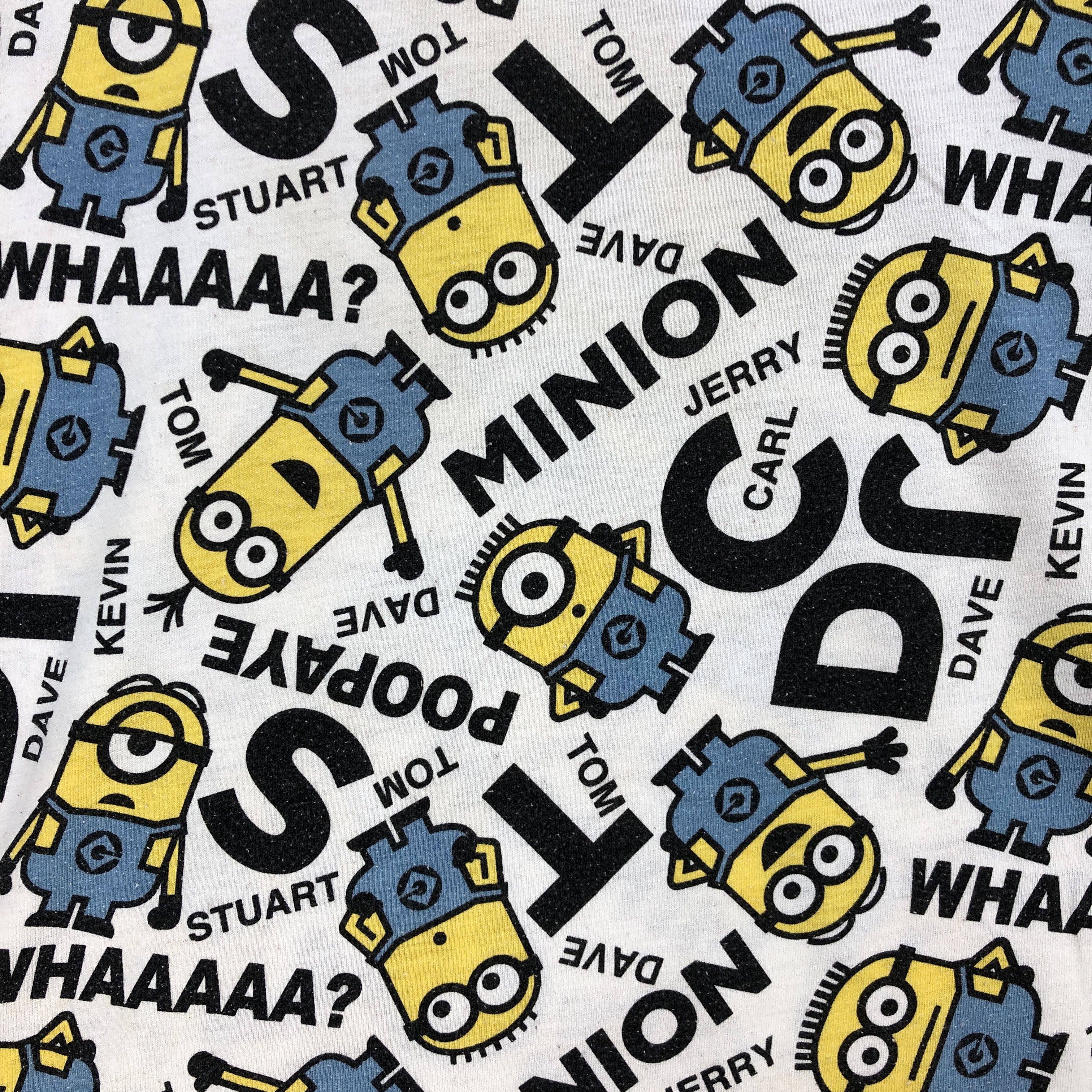 Cartoon Network Minion T Shirt Universal Studio Over Print Cartoon Tees Size US L / EU 52-54 / 3 - 4 Thumbnail