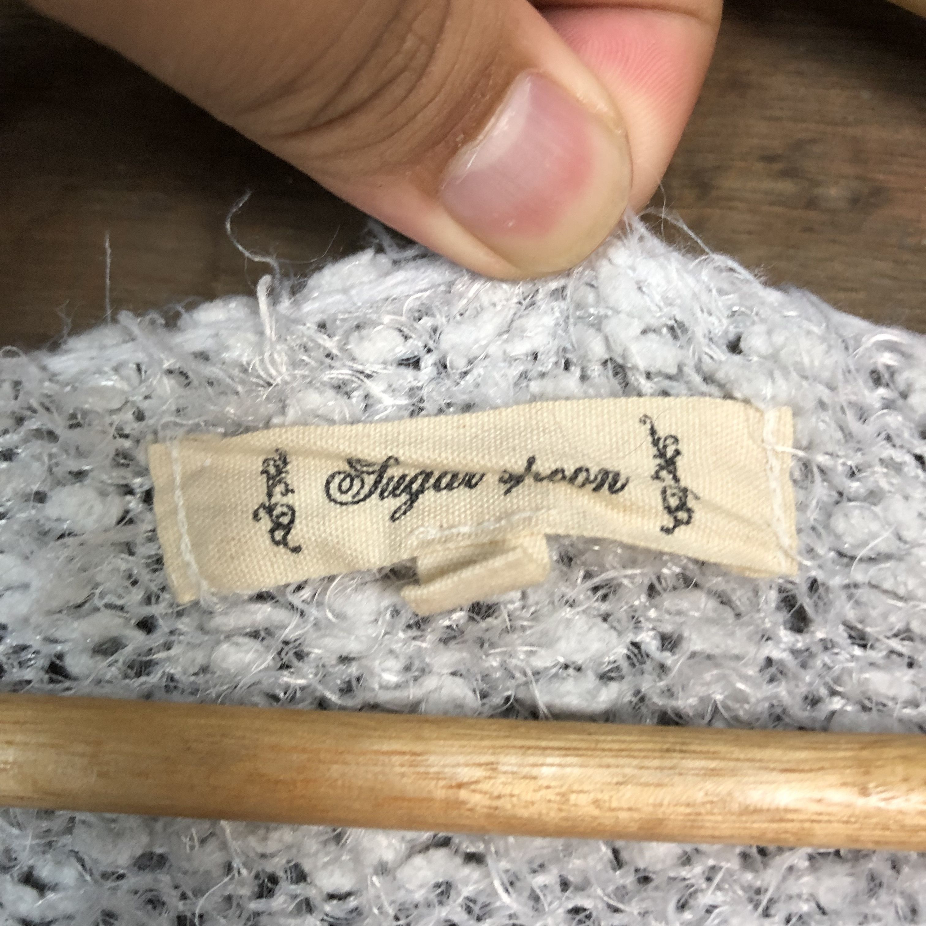 Homespun Knitwear Sugar Spoon Shag Shaggy Fur Mohair Knitwear #6709 Size US M / EU 48-50 / 2 - 7 Thumbnail