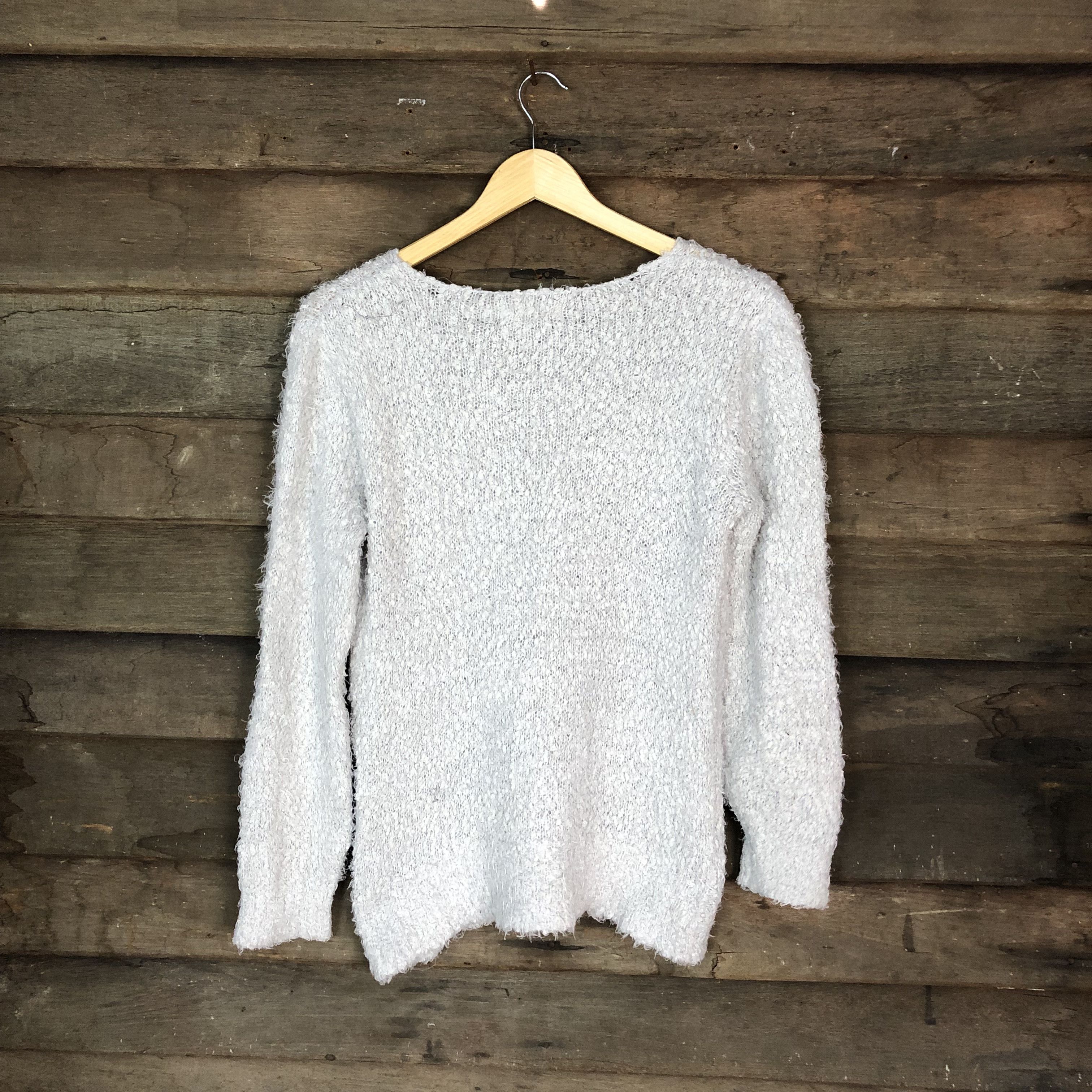 Homespun Knitwear Sugar Spoon Shag Shaggy Fur Mohair Knitwear #6709 Size US M / EU 48-50 / 2 - 8 Thumbnail
