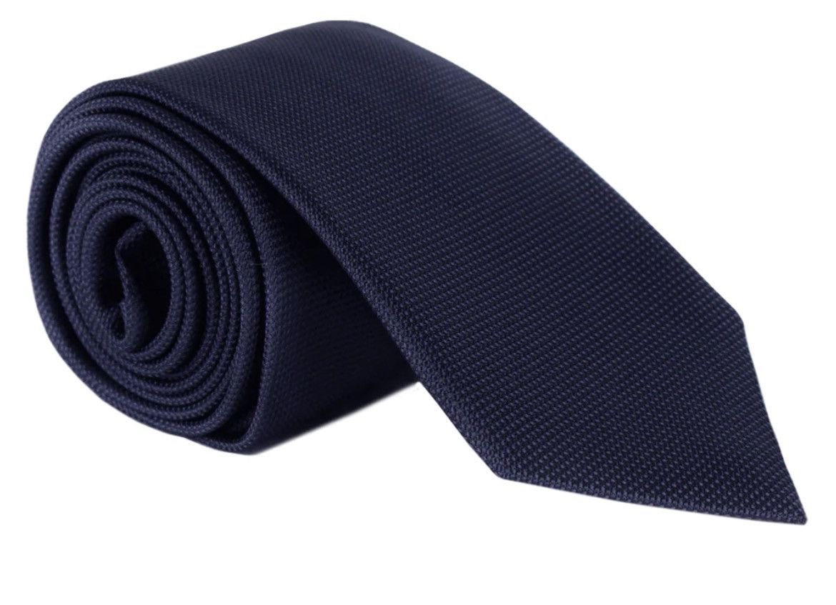 Alexander McQueen NWT mainline textured silk tie, 7cm, made in Italy Size ONE SIZE - 8 Thumbnail