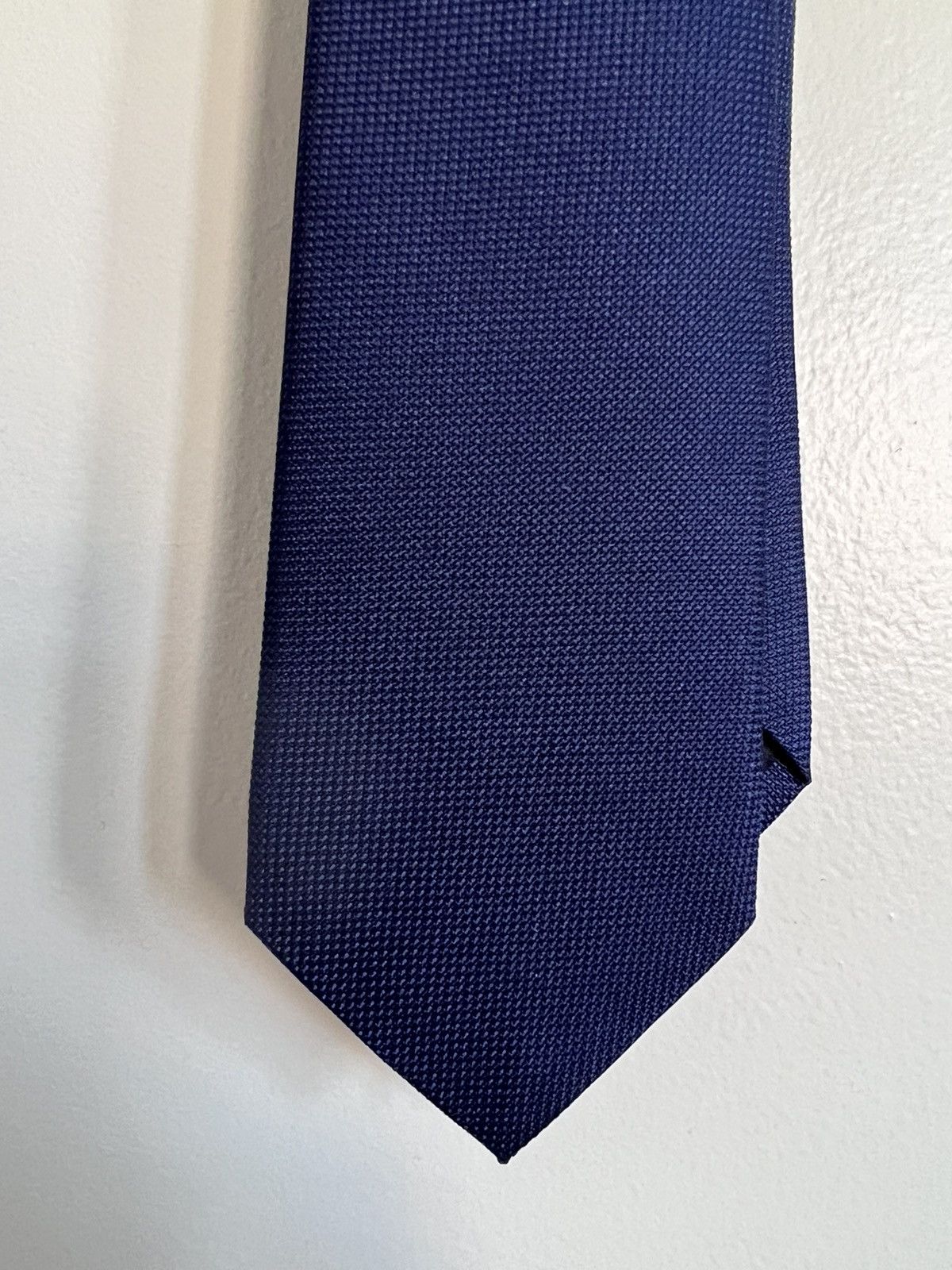 Alexander McQueen NWT mainline textured silk tie, 7cm, made in Italy Size ONE SIZE - 4 Thumbnail