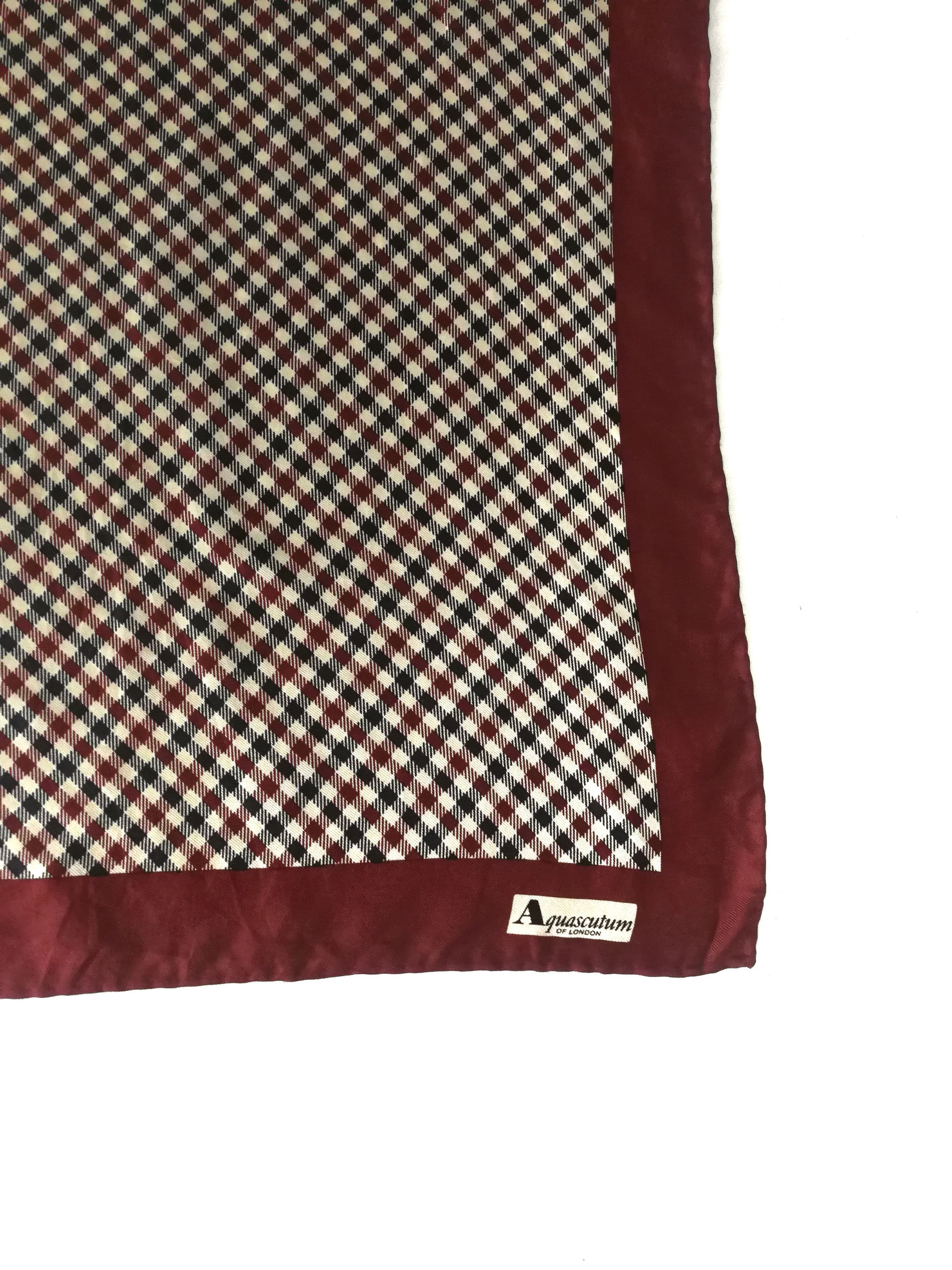 Aquascutum Aquascutum silk neckerchief scarf Size ONE SIZE - 4 Thumbnail