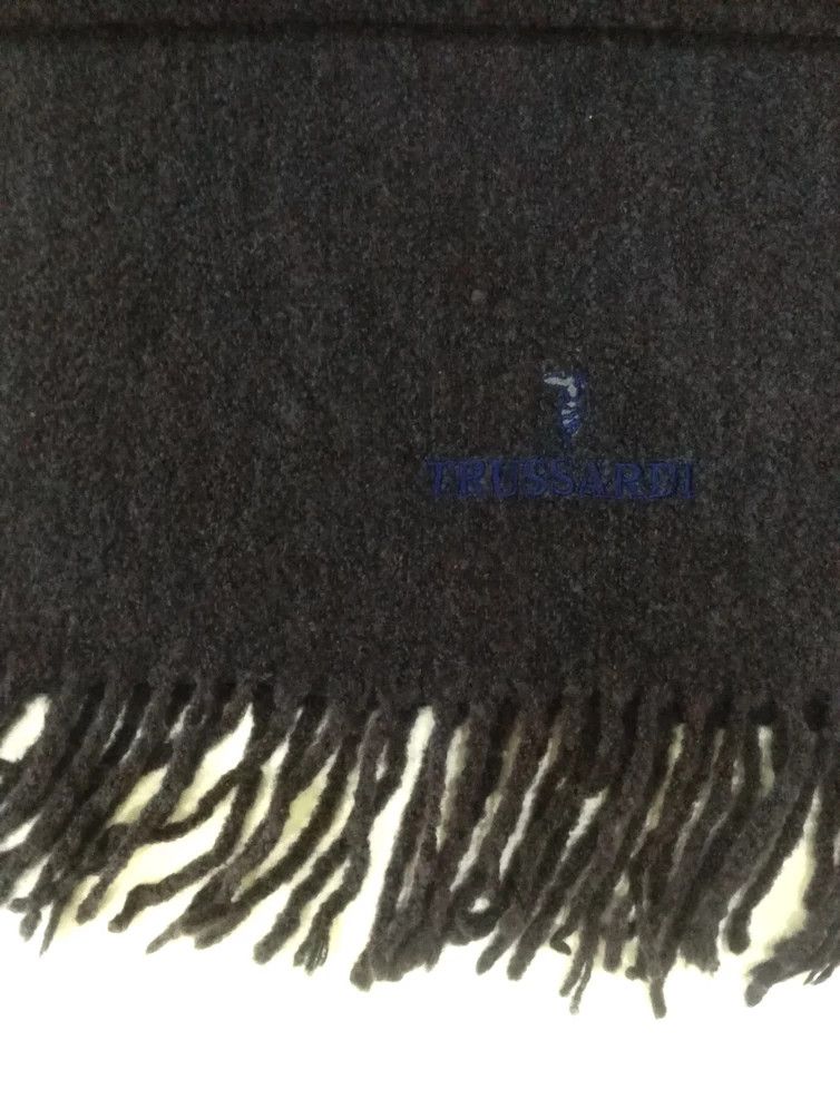 Other × Trussardi Rare!! Trussardi wool scarf Italian designer (SB031) Size ONE SIZE - 3 Thumbnail