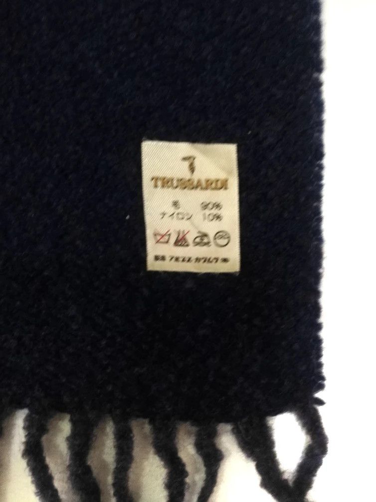 Other × Trussardi Rare!! Trussardi wool scarf Italian designer (SB031) Size ONE SIZE - 4 Thumbnail