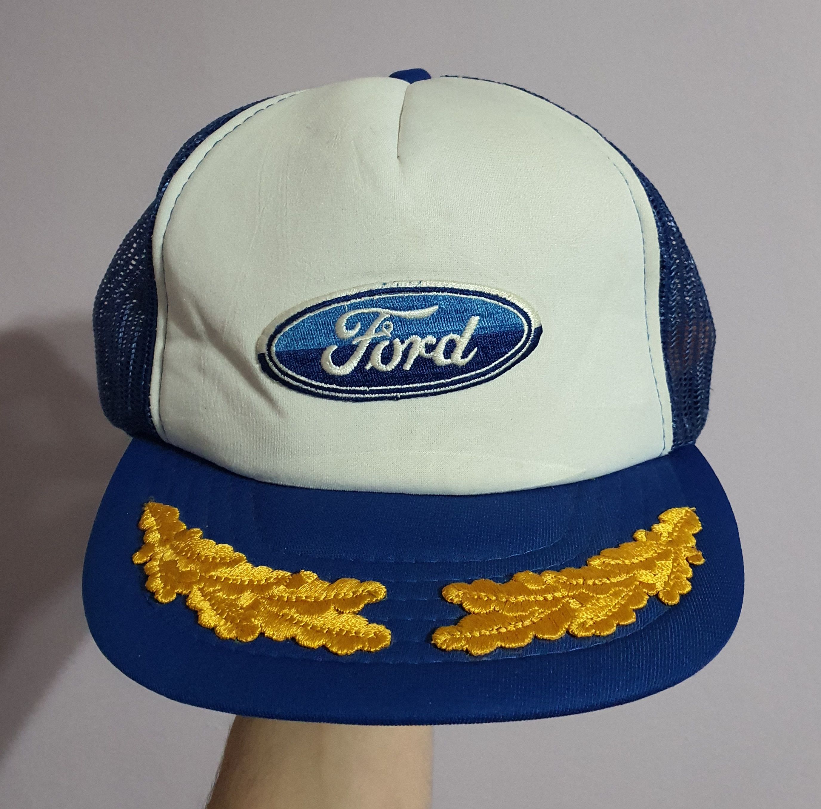 Ford Ford Center Logo Trucker Hat Size ONE SIZE - 1 Thumbnail