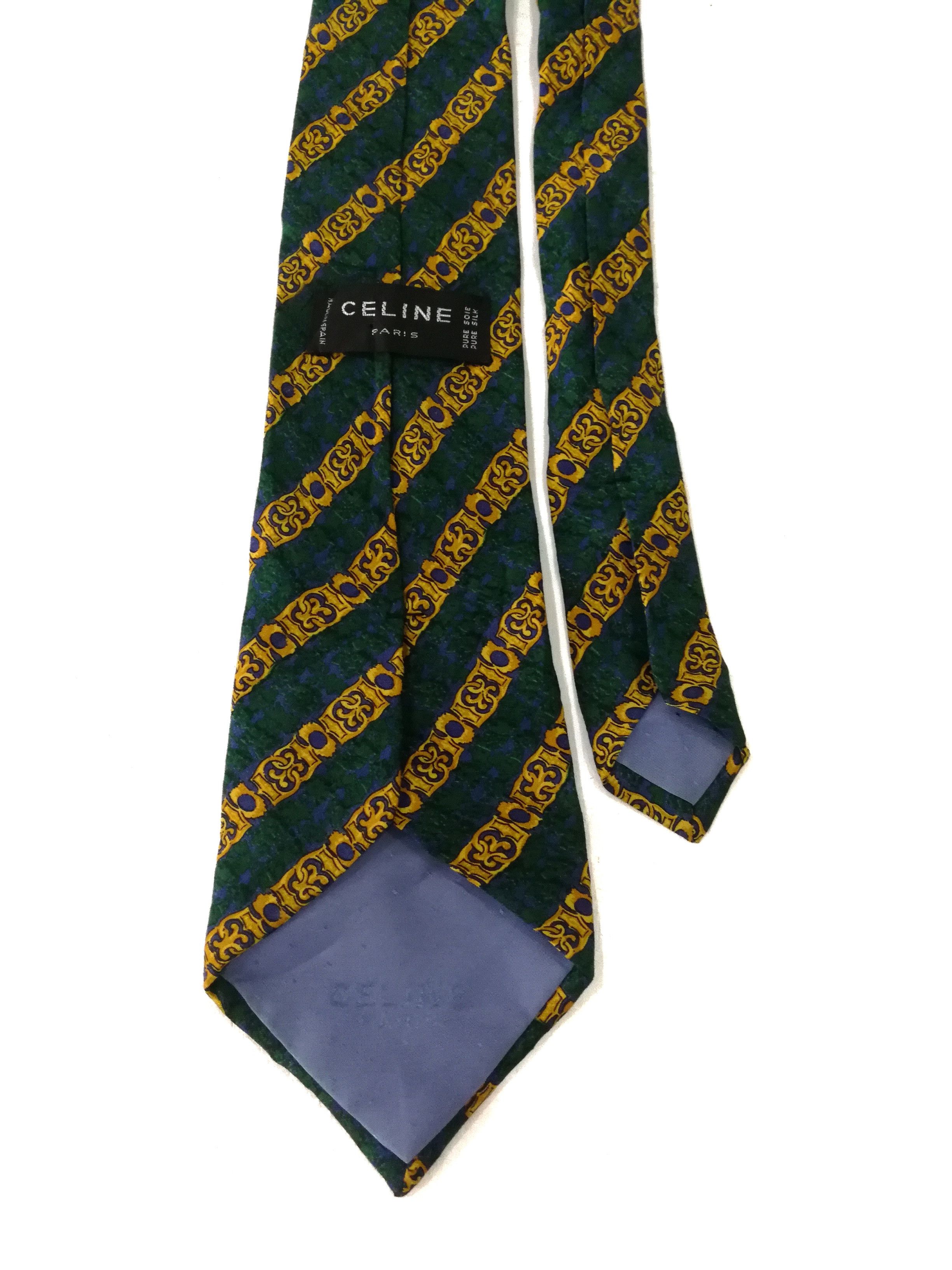Celine Celine silk necktie Size ONE SIZE - 3 Thumbnail