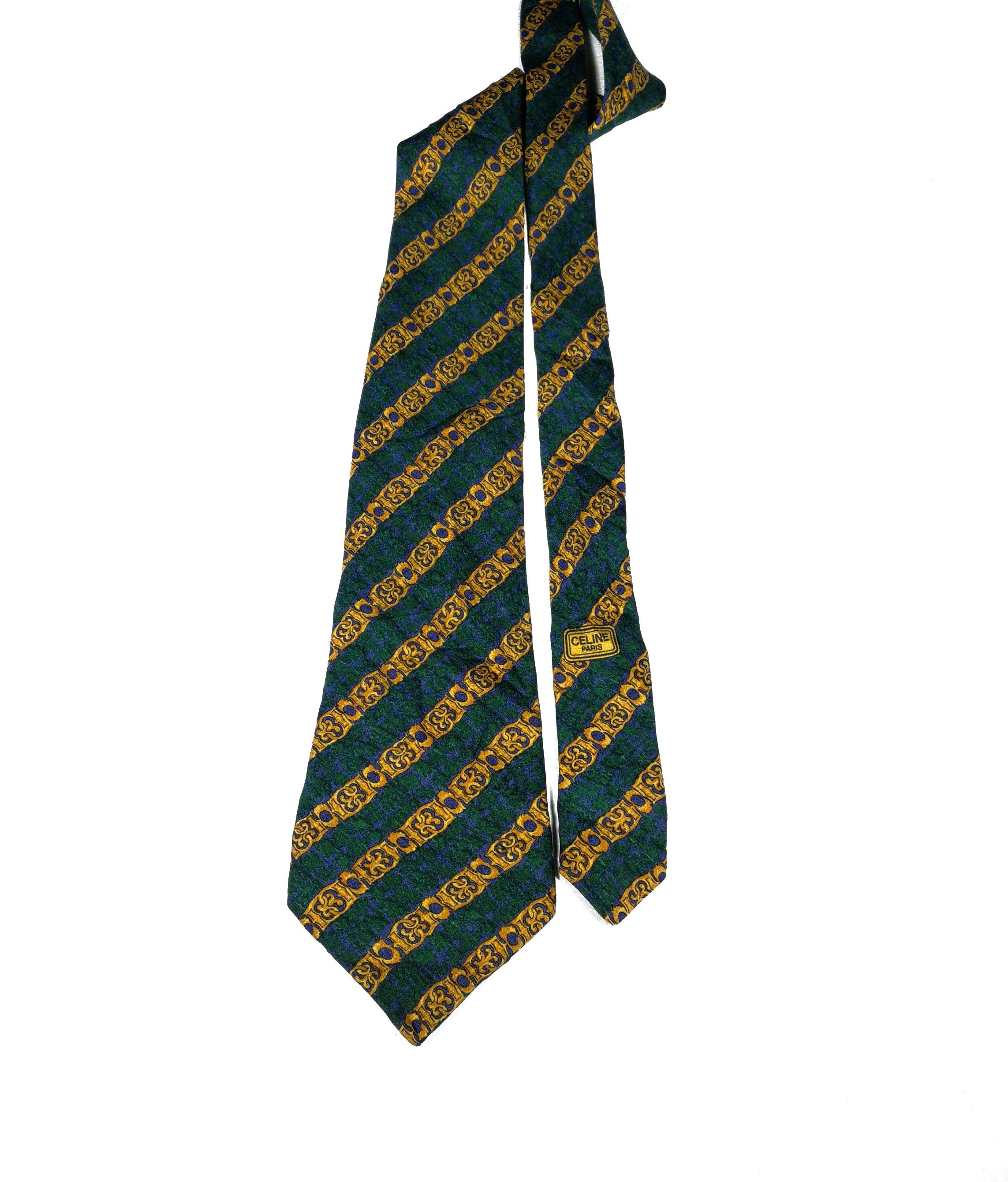 Celine Celine silk necktie Size ONE SIZE - 2 Thumbnail