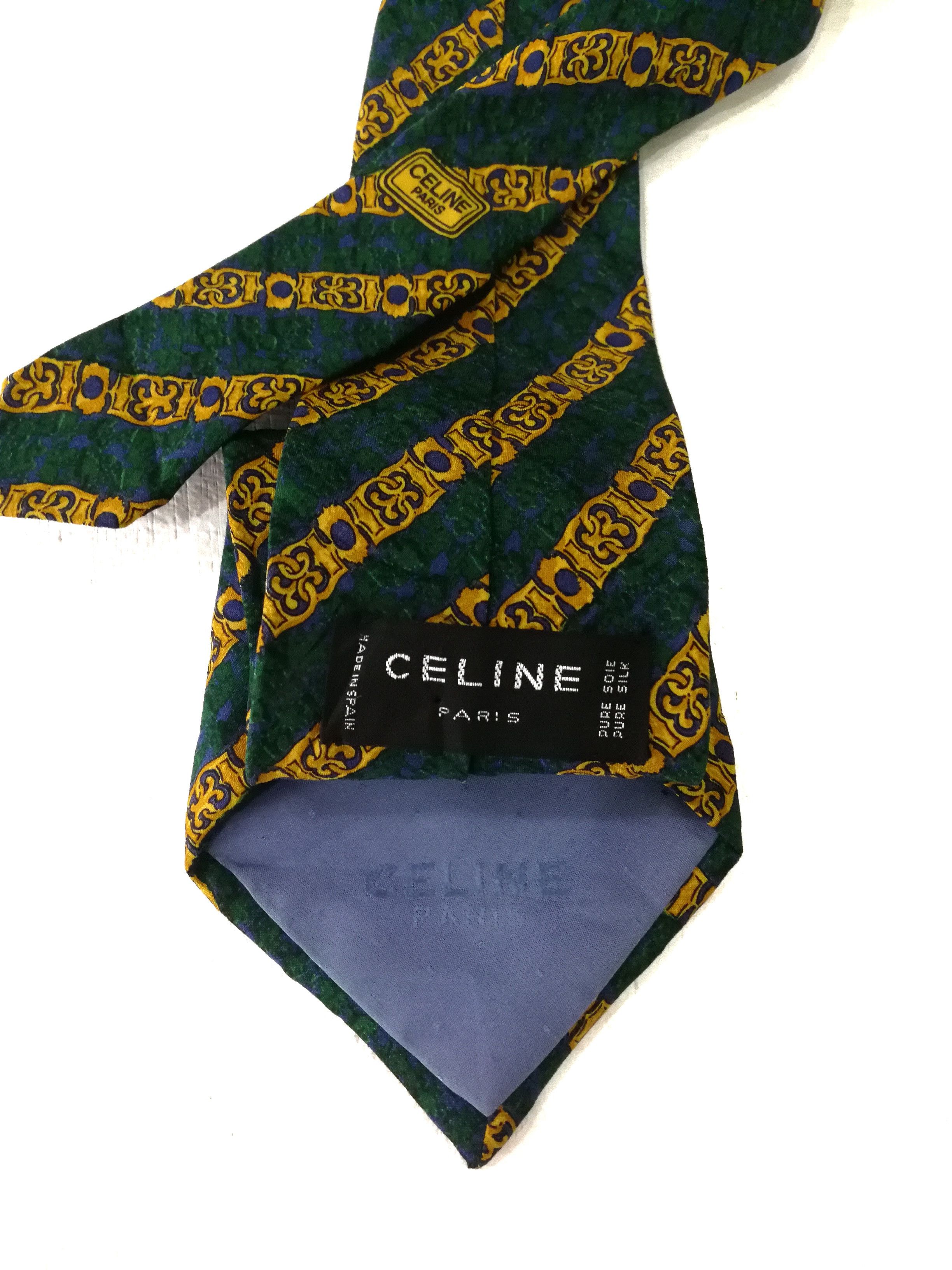 Celine Celine silk necktie Size ONE SIZE - 4 Thumbnail