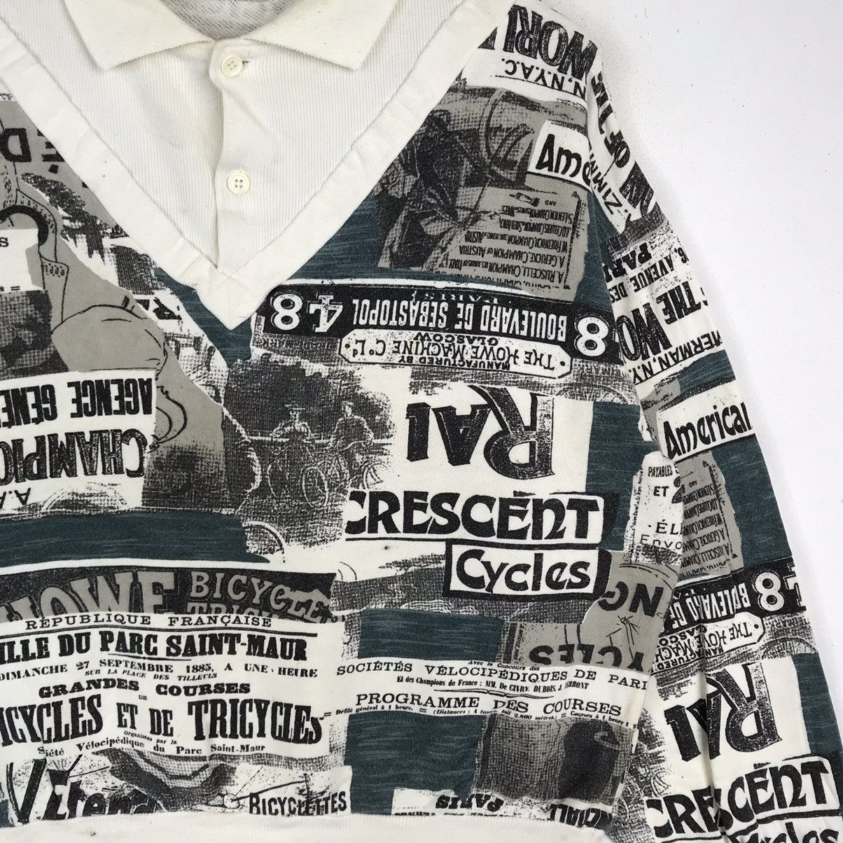 Crescent Down Works Rare!! Vintage Crescent Cycle Bicycles Tricycles Sweatshirt Size US M / EU 48-50 / 2 - 3 Thumbnail