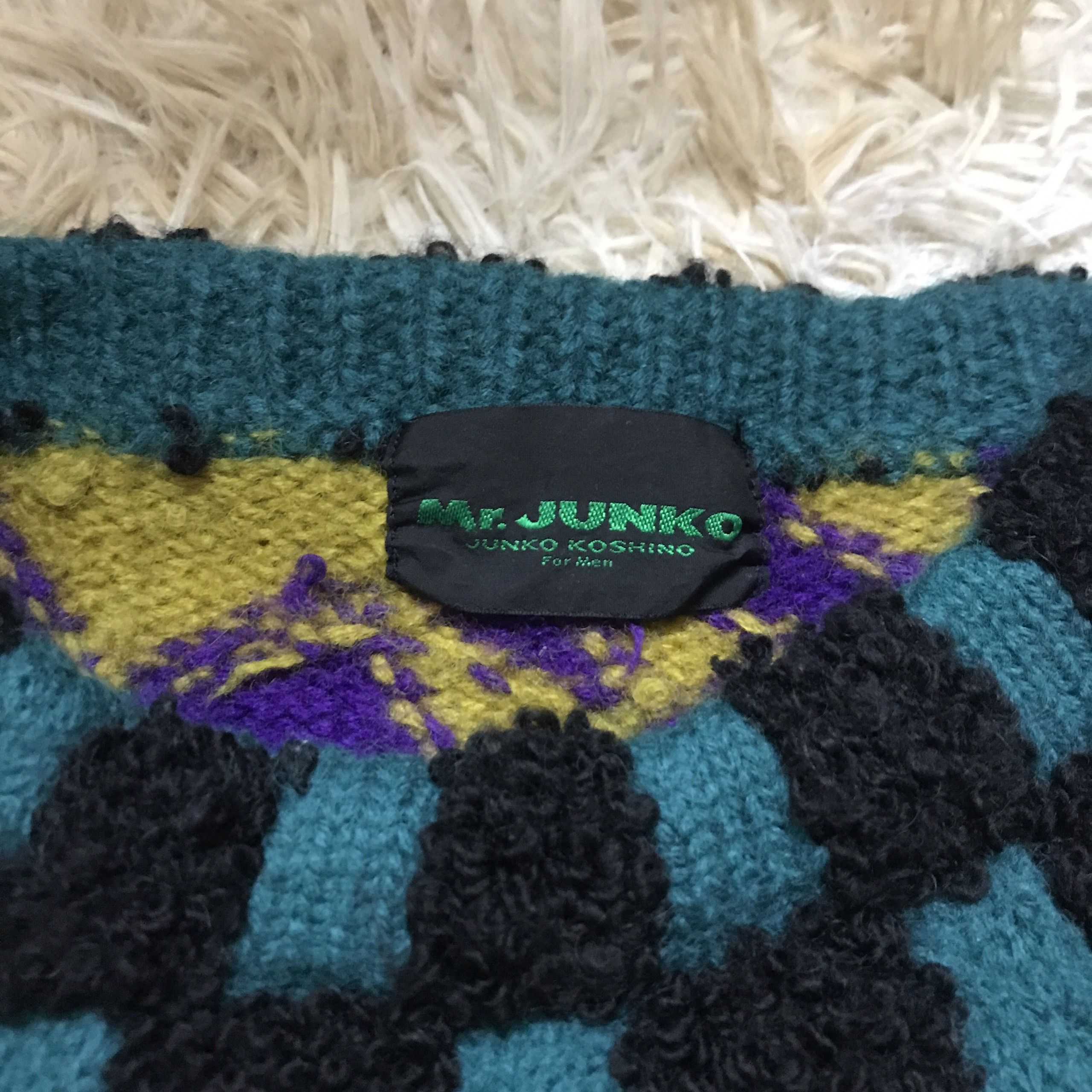 Mr. Junko Junko Koshino 1980's Geometric Sweater Size US M / EU 48-50 / 2 - 5 Thumbnail