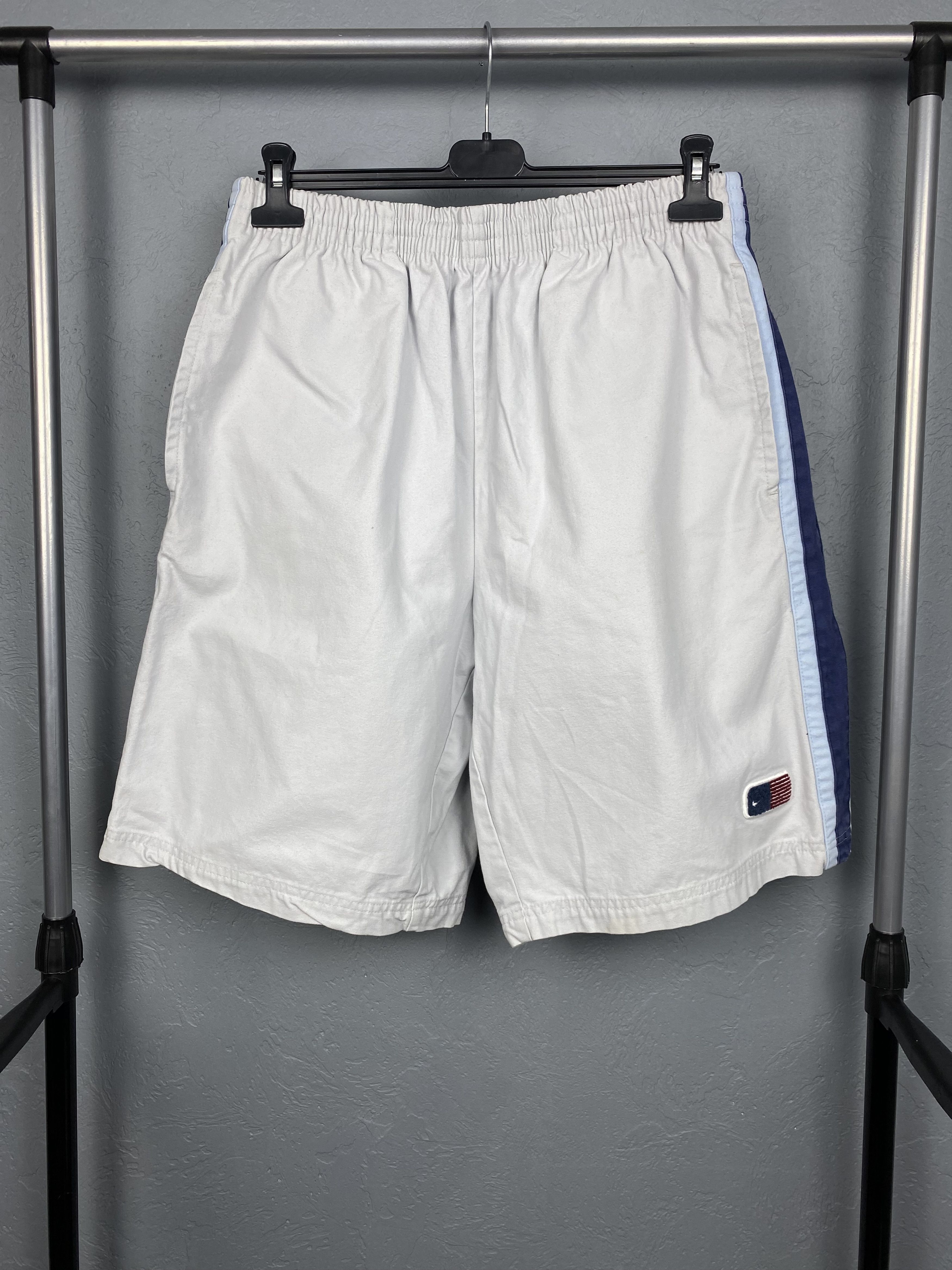 Nike Nike 90s Vintage Mens Heavy Cotton Shorts Size US 36 / EU 52 - 1 Thumbnail