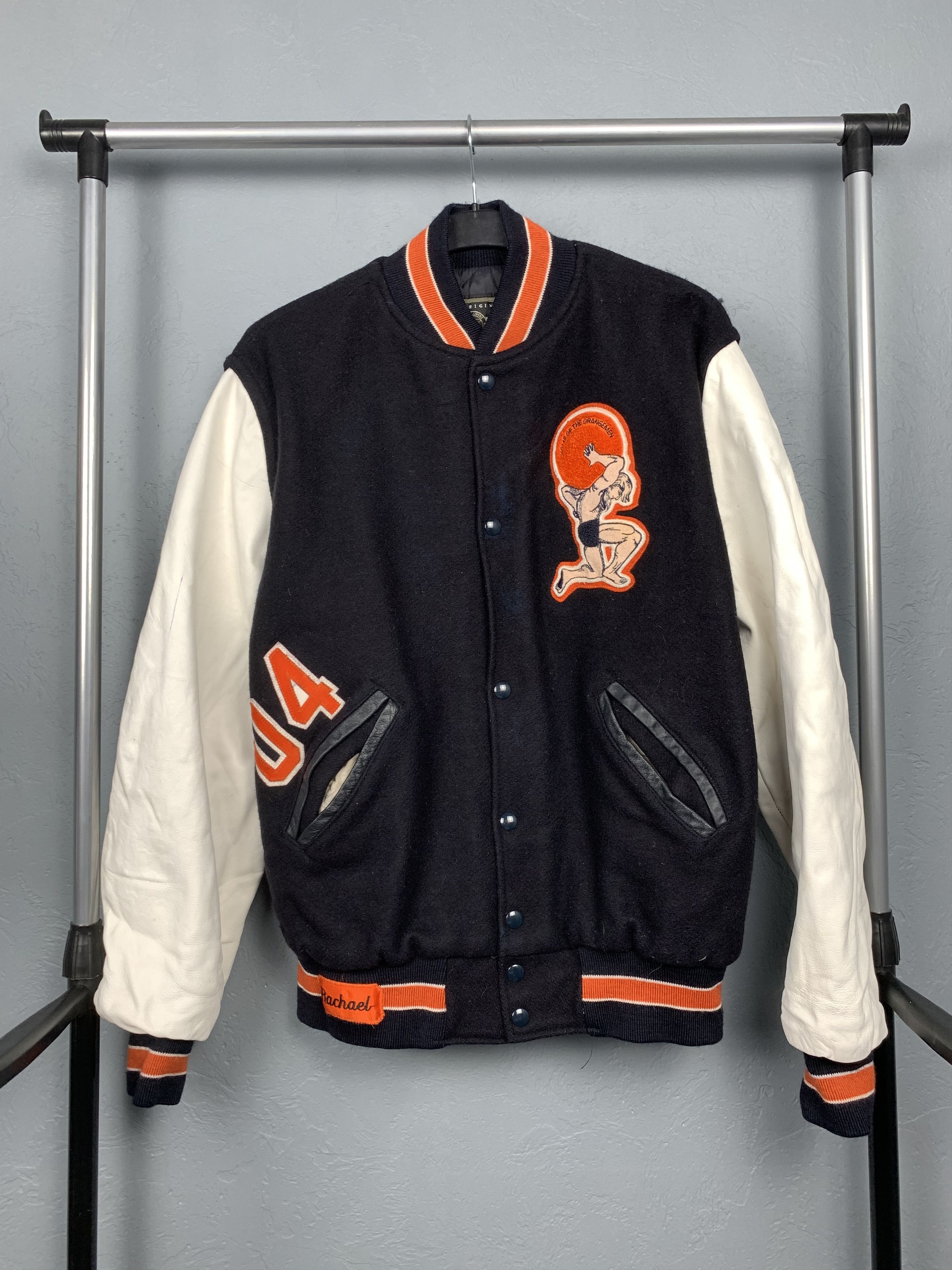 Holloway Holloway Varsity Leather Wool Vintage College Jacket Ellet Size US M / EU 48-50 / 2 - 1 Thumbnail