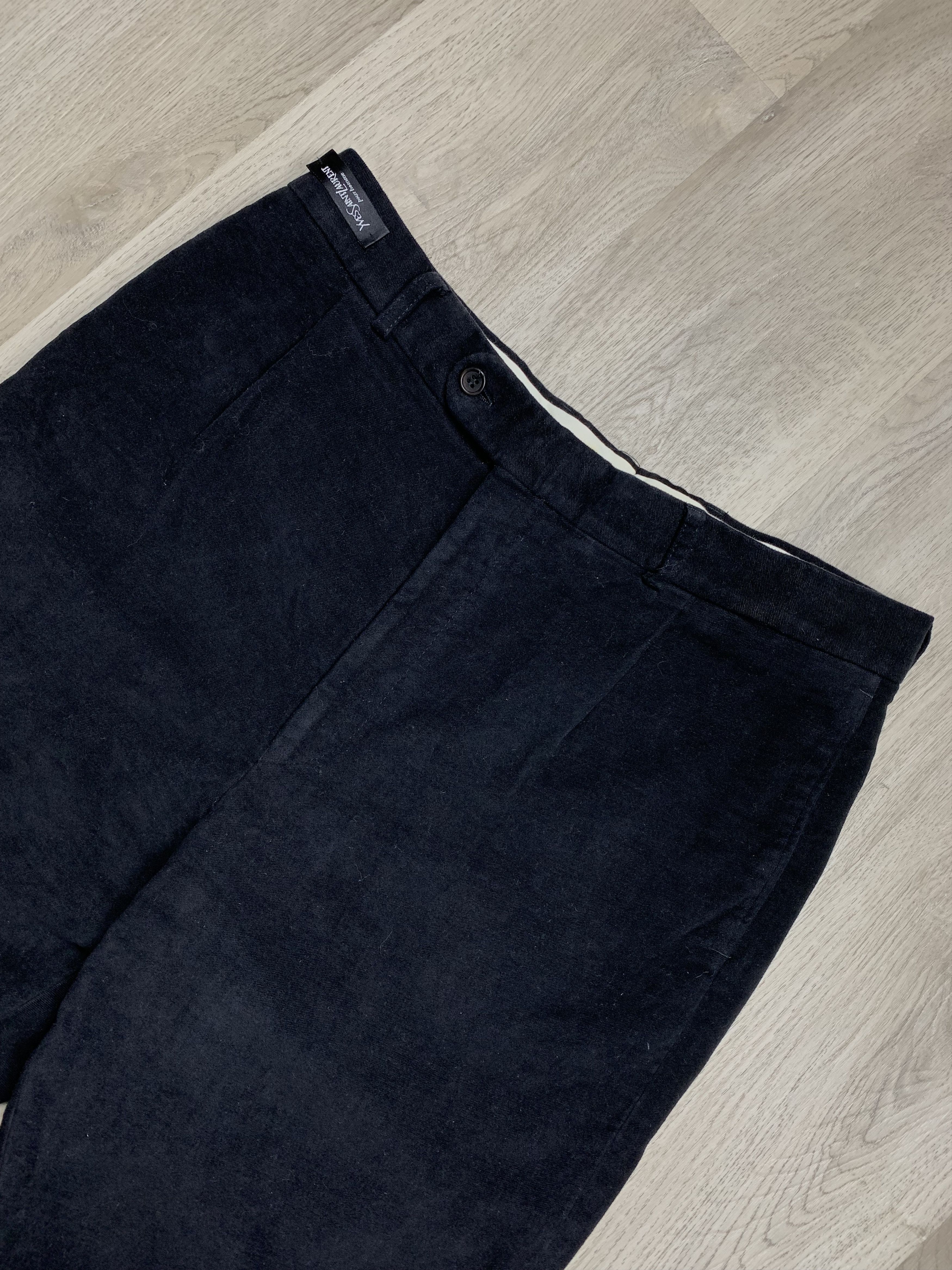 Yves Saint Laurent Yves Saint Laurent YSL 90s Vintage Mens Velor Pants Size US 36 / EU 52 - 2 Thumbnail