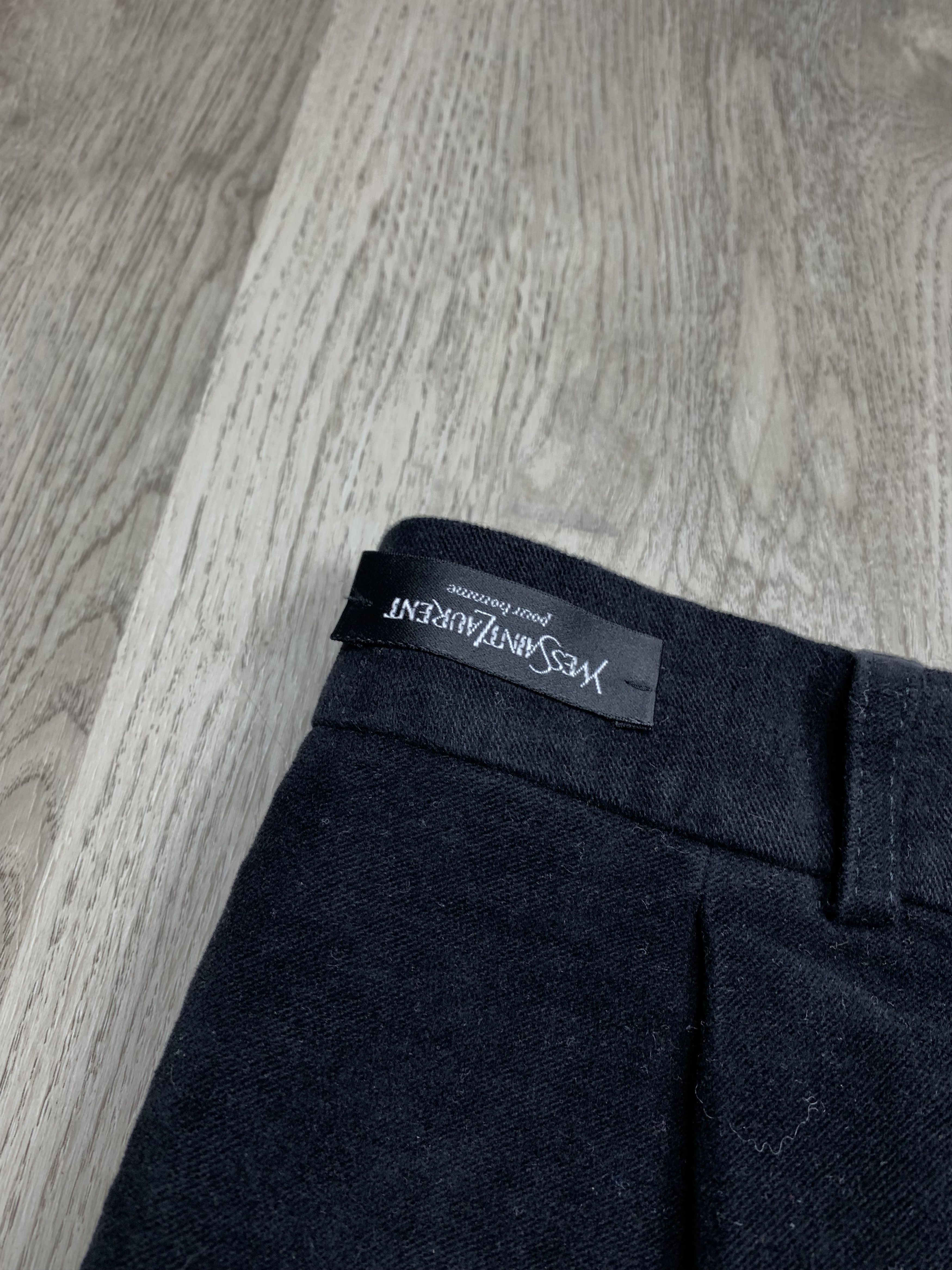 Yves Saint Laurent Yves Saint Laurent YSL 90s Vintage Mens Velor Pants Size US 36 / EU 52 - 5 Thumbnail