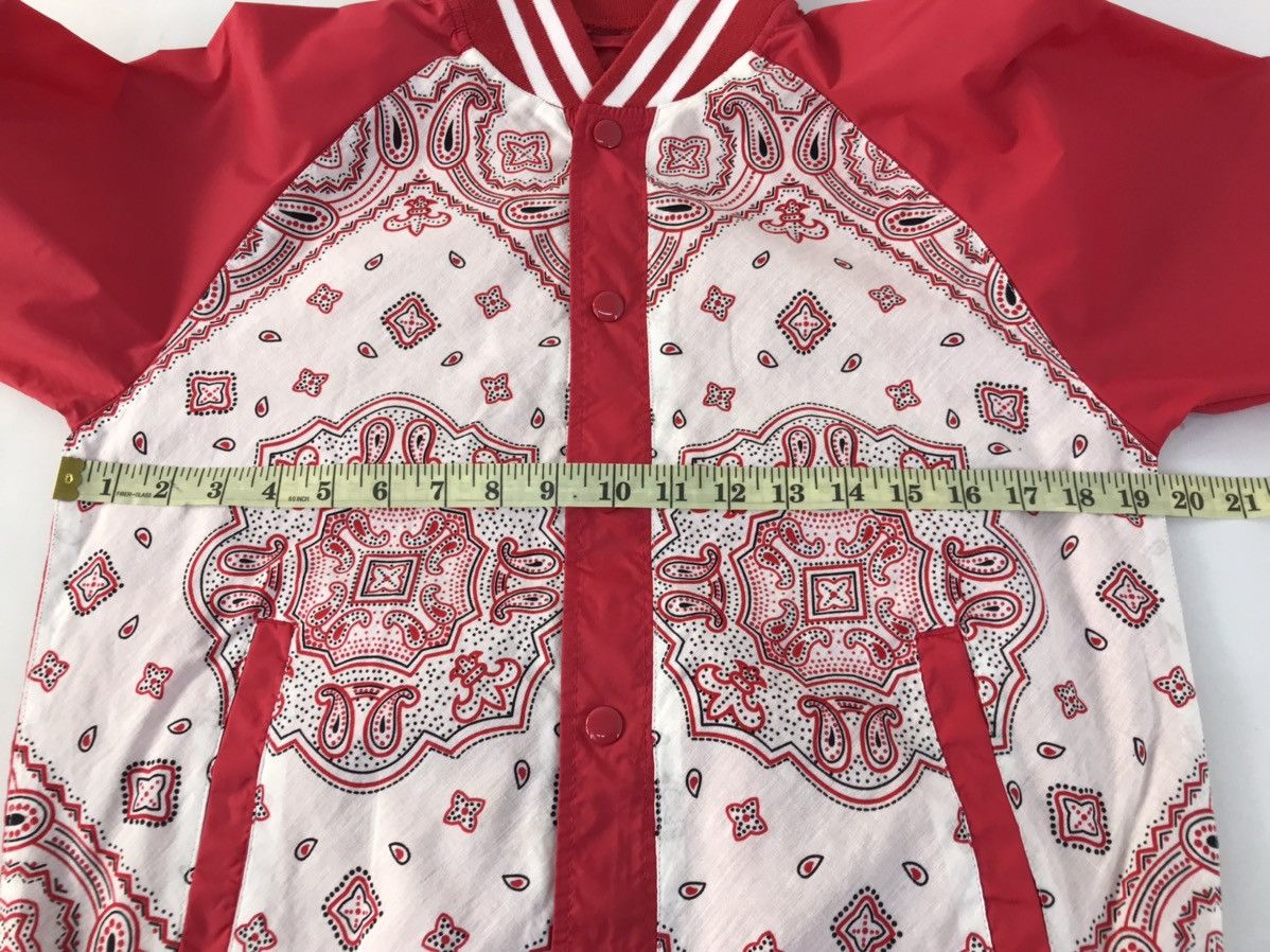 Japanese Brand × Vintage Vintage Bomber Jacket Paisley Art Snap Button Style Size US S / EU 44-46 / 1 - 12 Thumbnail