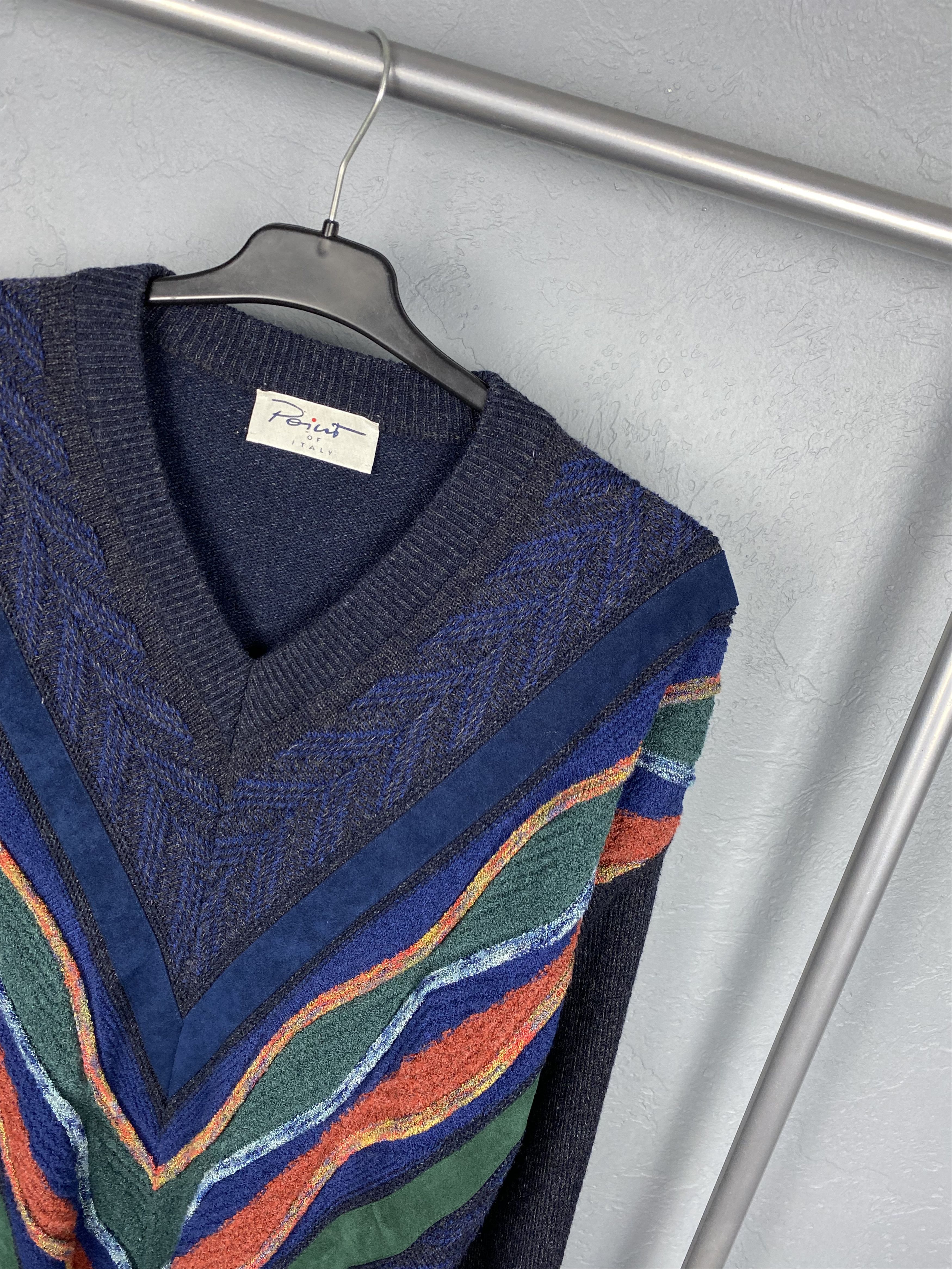 Vintage VINTAGE Knited Sweater Coogi style Knitwear cozy Size US XL / EU 56 / 4 - 2 Thumbnail